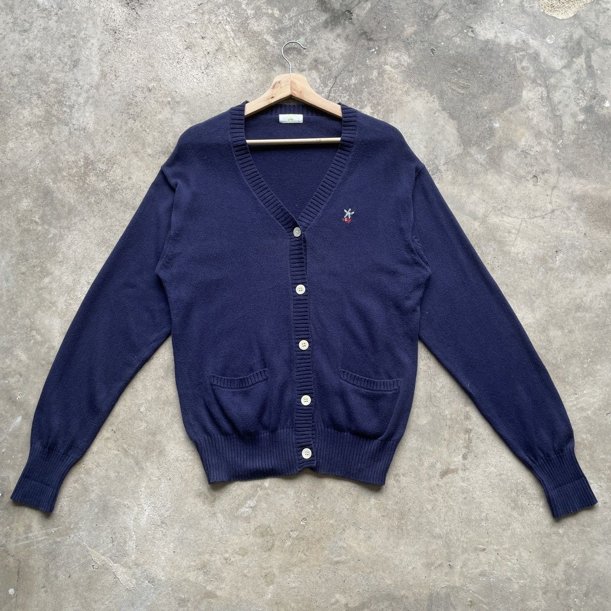 Japanese Brand Vintage USPP+ONE Kurt Cobain Style Cardigan Knitwear Size US M / EU 48-50 / 2 - 1 Thumbnail