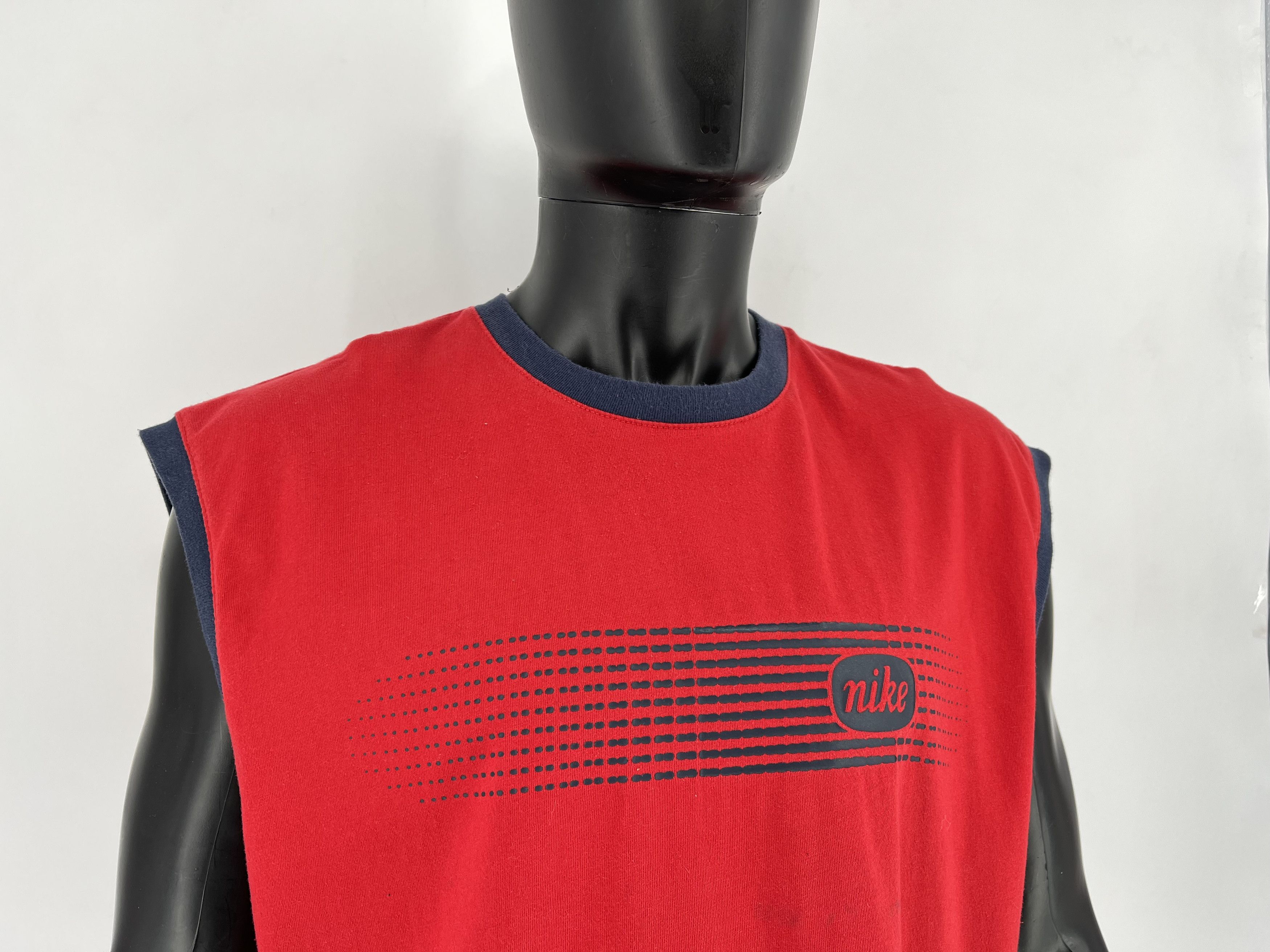 Nike × Vintage Vintage 90s Nike swoosh rap style tee Size US XXL / EU 58 / 5 - 3 Thumbnail