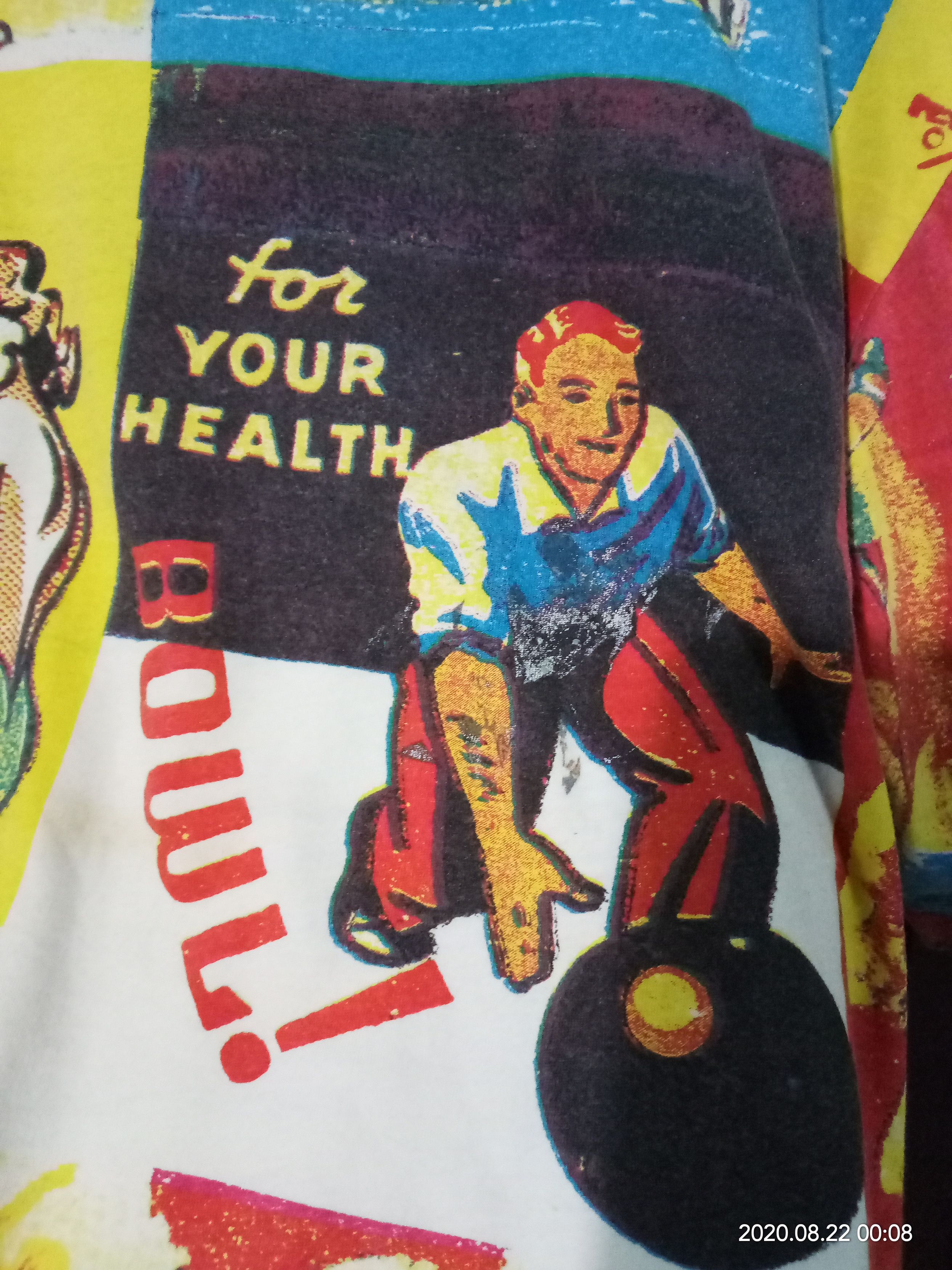 Vintage 90s Pop Arts Strictly Men x Monroe fashion cartoon Size US M / EU 48-50 / 2 - 10 Thumbnail