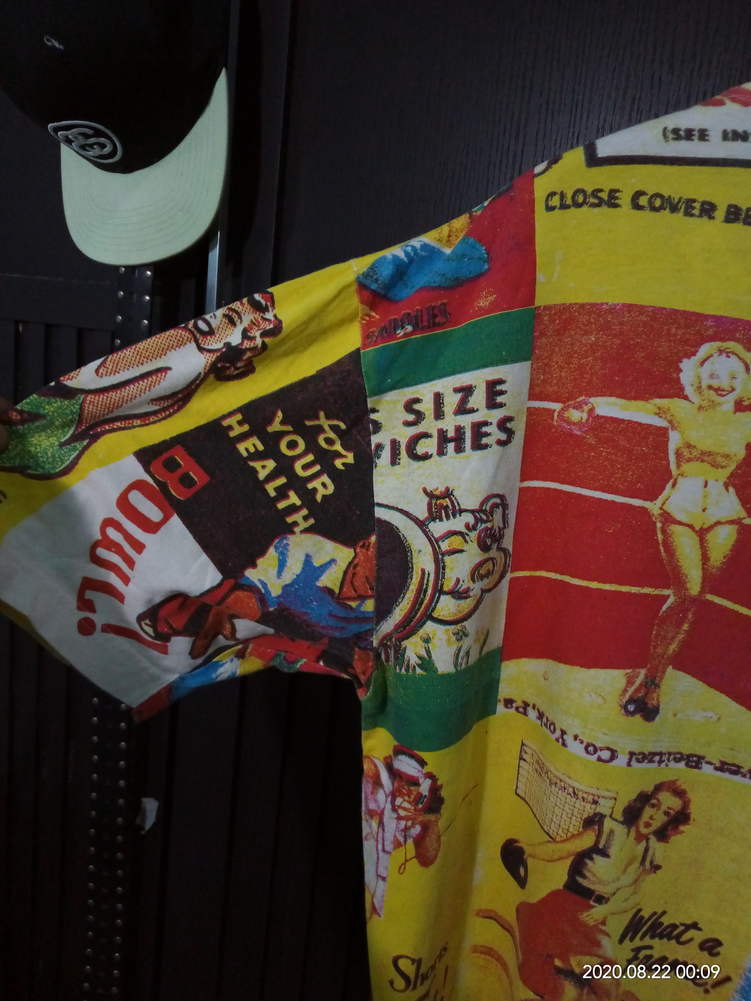 Vintage 90s Pop Arts Strictly Men x Monroe fashion cartoon Size US M / EU 48-50 / 2 - 11 Thumbnail