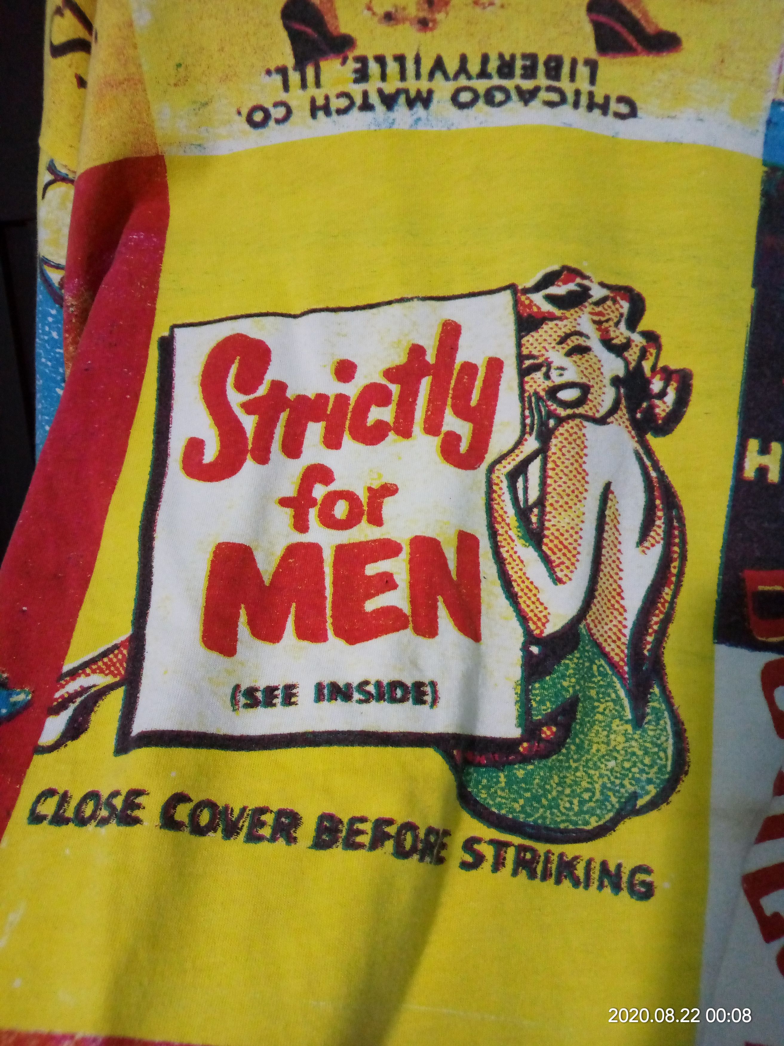 Vintage 90s Pop Arts Strictly Men x Monroe fashion cartoon Size US M / EU 48-50 / 2 - 9 Thumbnail