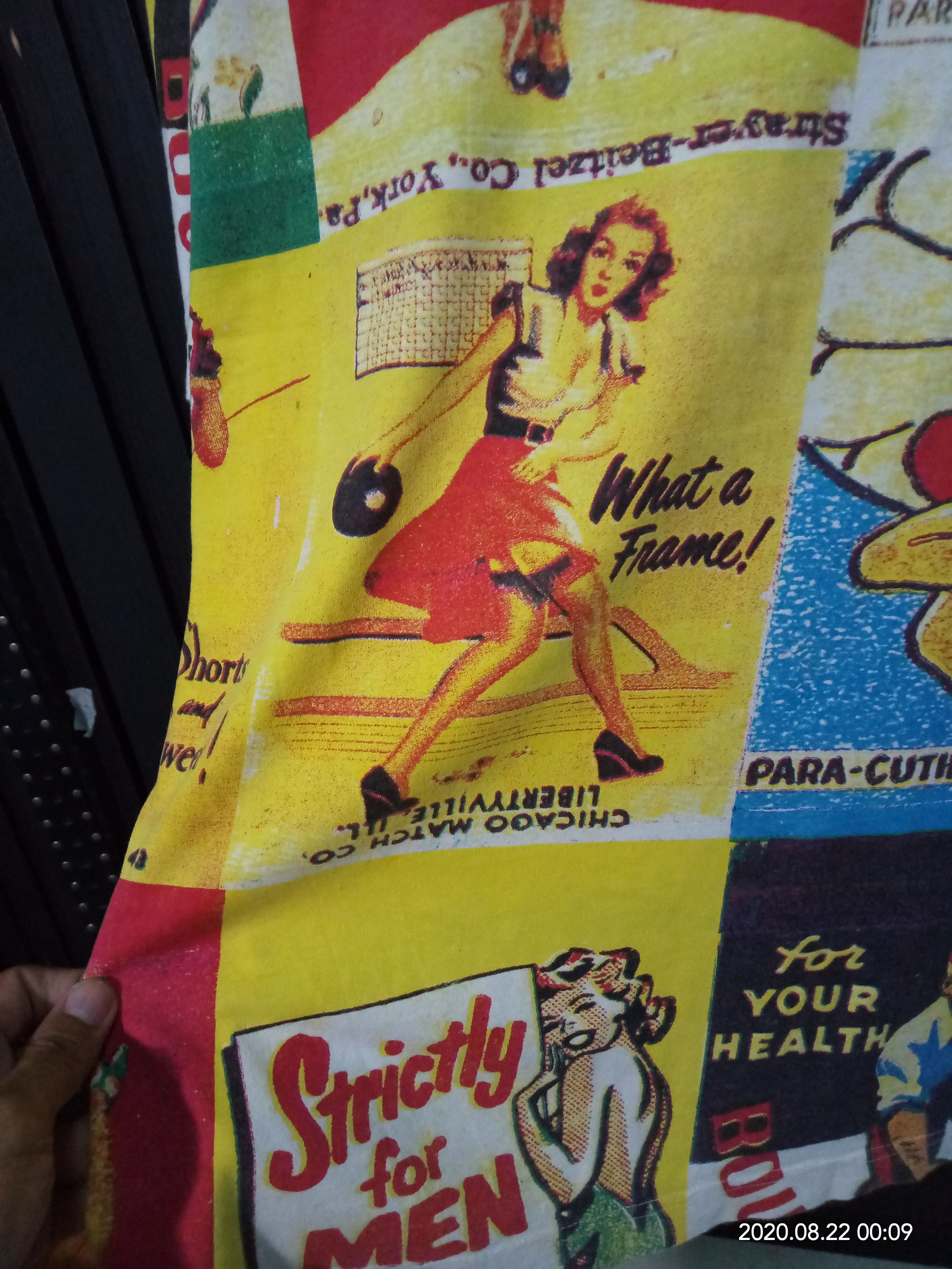 Vintage 90s Pop Arts Strictly Men x Monroe fashion cartoon Size US M / EU 48-50 / 2 - 12 Thumbnail