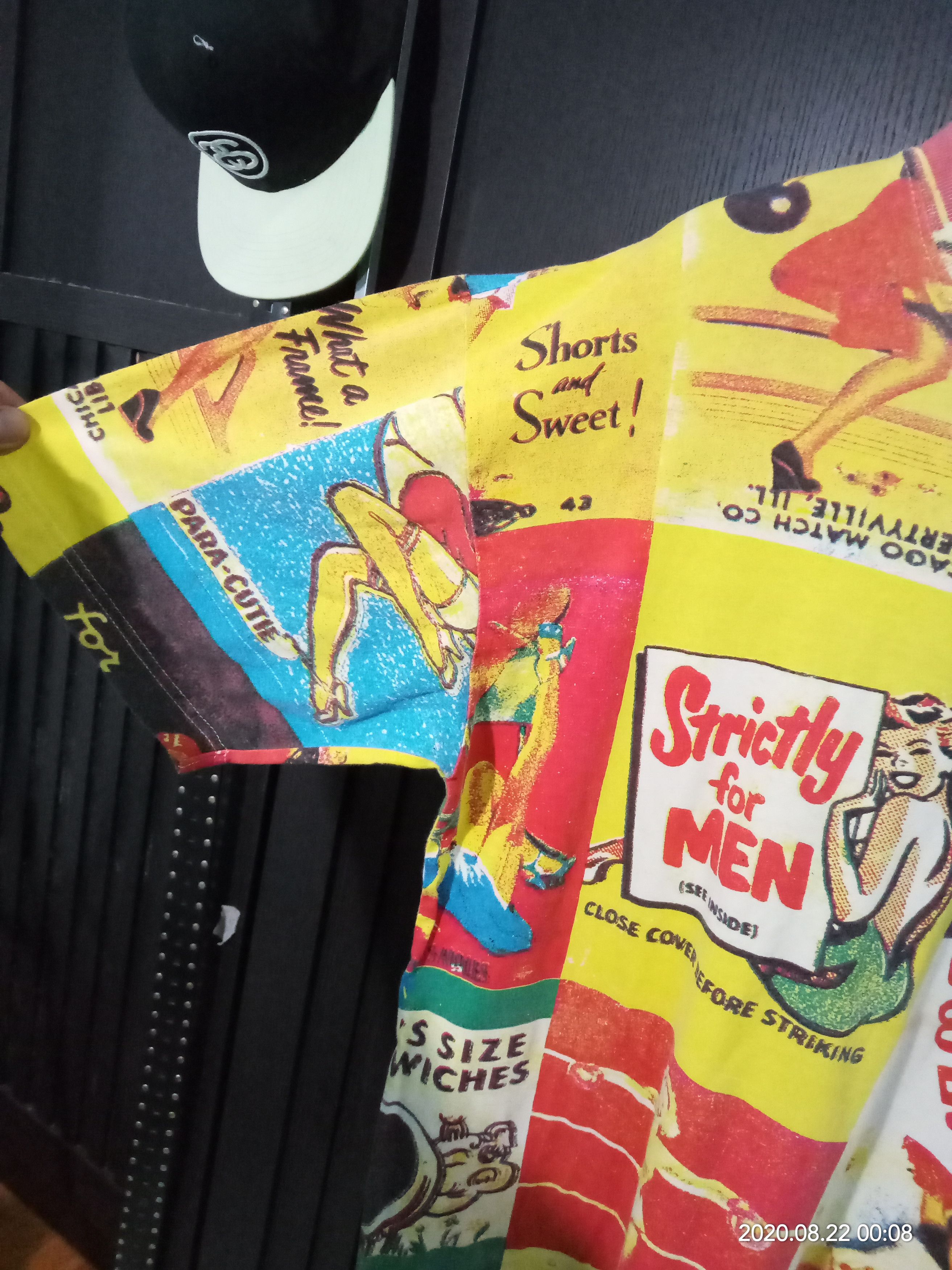 Vintage 90s Pop Arts Strictly Men x Monroe fashion cartoon Size US M / EU 48-50 / 2 - 7 Thumbnail