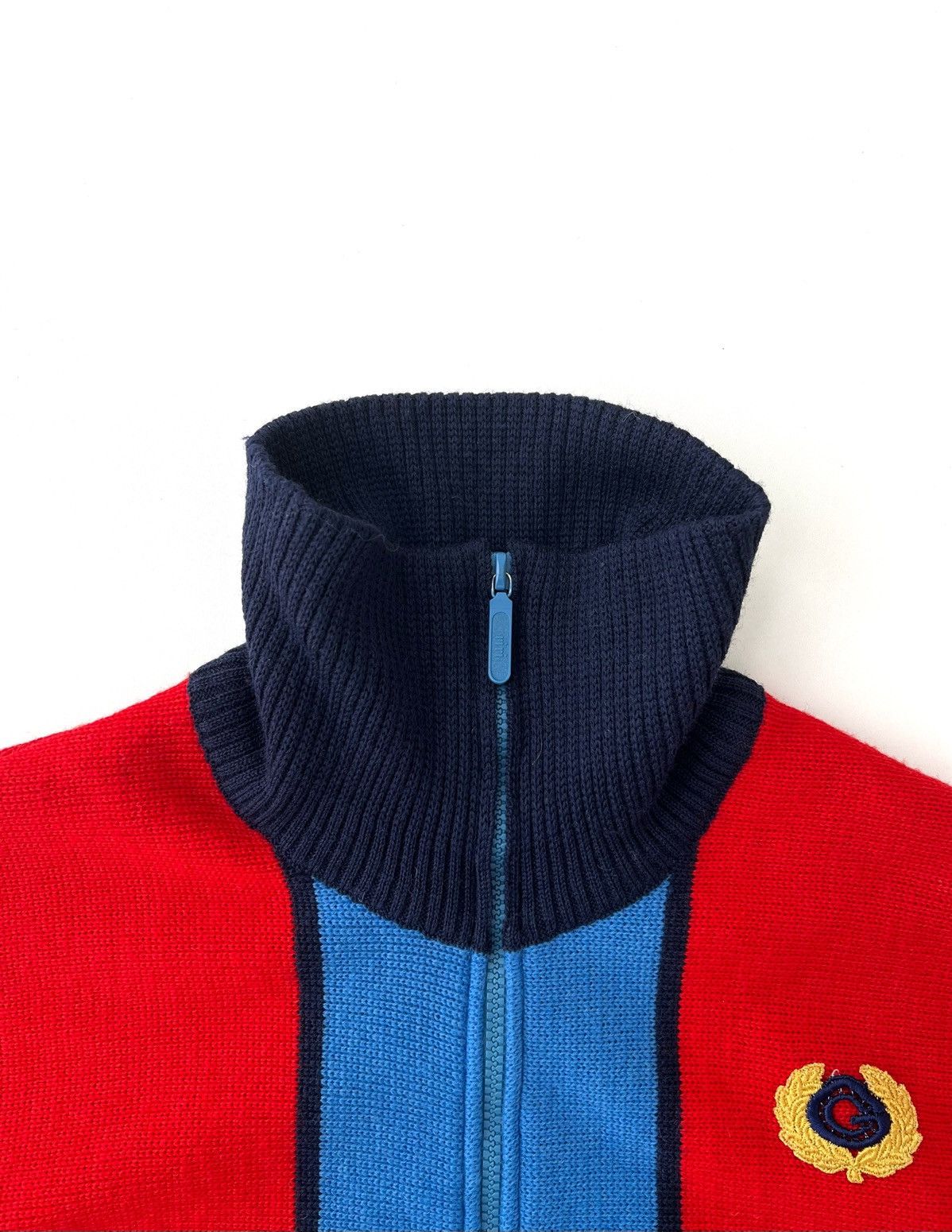 Sports Specialties Vintage Carlo Gruber Wool Knitwear Zip Sweater 70s Size US L / EU 52-54 / 3 - 8 Thumbnail