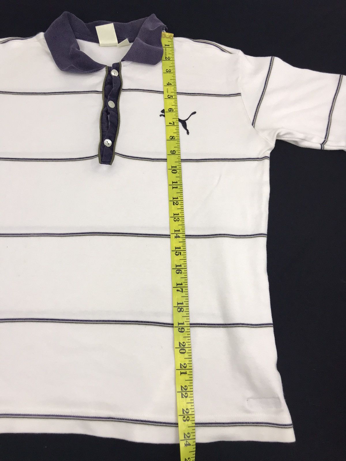 Puma Vintage Puma Polo Made in Bulgaria Striped Special Edition Size S / US 4 / IT 40 - 9 Thumbnail