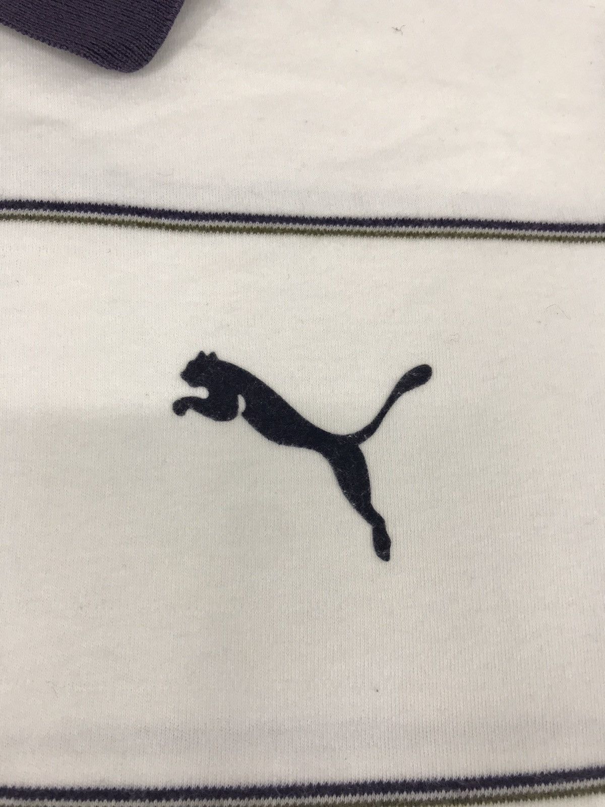 Puma Vintage Puma Polo Made in Bulgaria Striped Special Edition Size S / US 4 / IT 40 - 3 Thumbnail