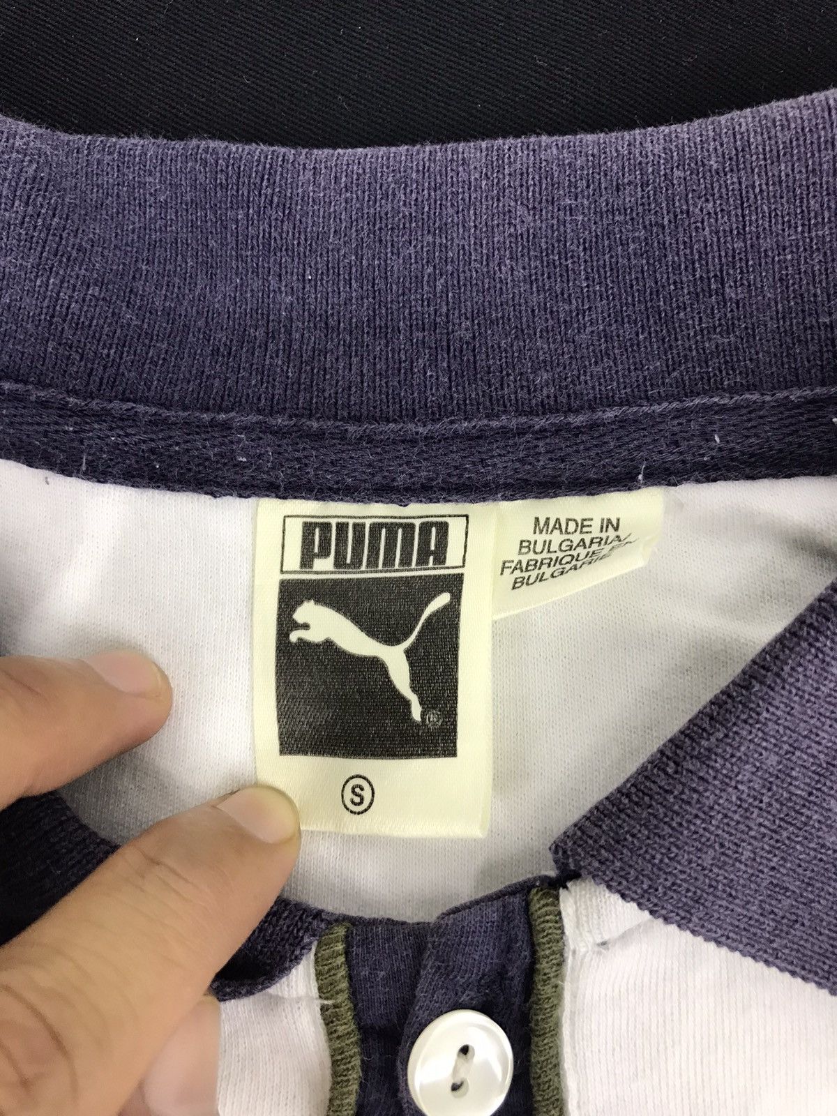 Puma Vintage Puma Polo Made in Bulgaria Striped Special Edition Size S / US 4 / IT 40 - 5 Thumbnail