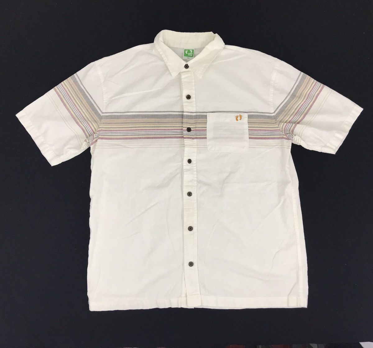 Hang Ten Hang Ten Design Abstract Striped Wear Classic Shirt Size US L / EU 52-54 / 3 - 1 Thumbnail