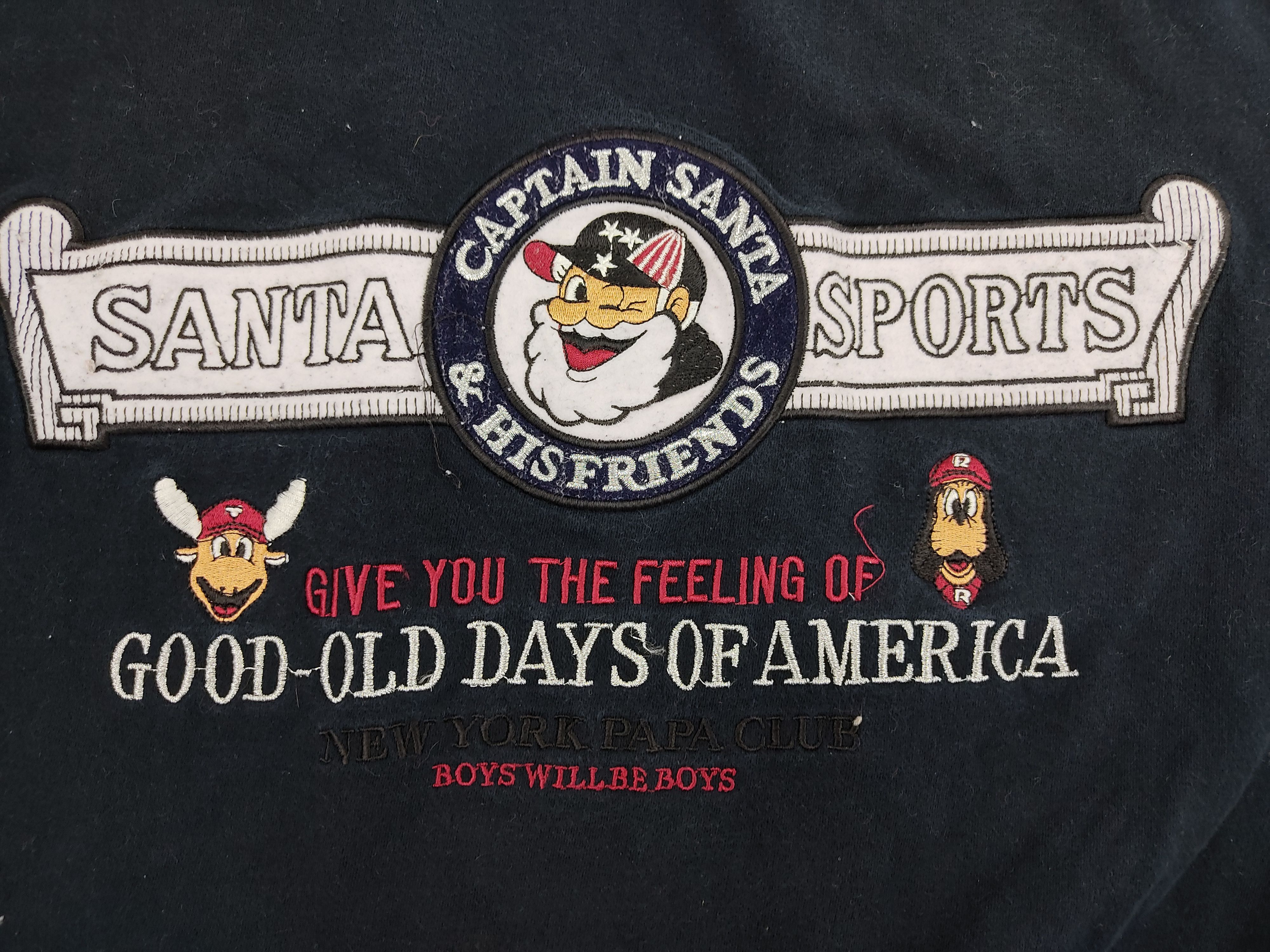 Japanese Brand Vintage Captain Santa Sports Old American Embroidery Logo Size US M / EU 48-50 / 2 - 2 Thumbnail