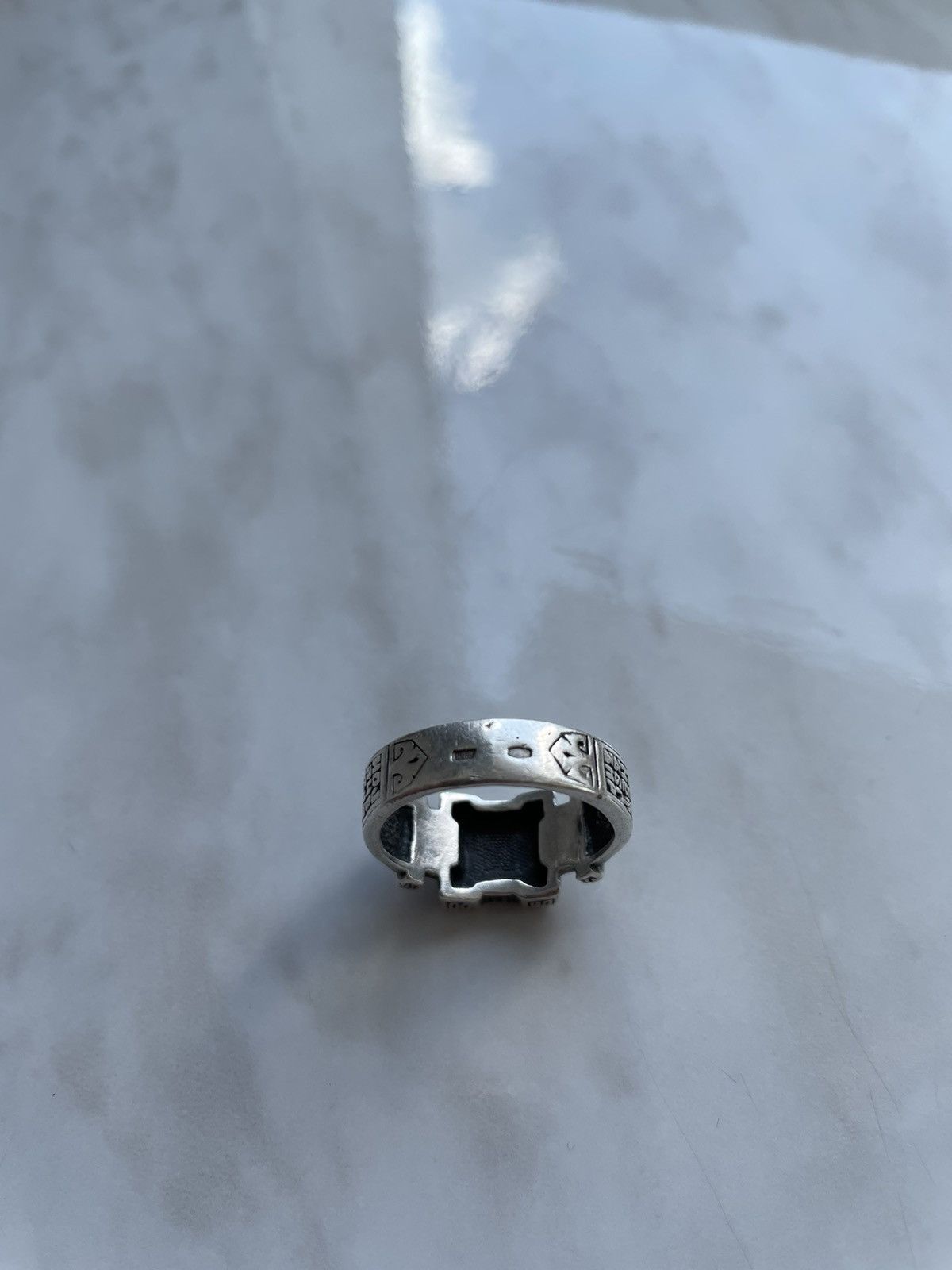Vintage Maltese Cross Templar Knights Silver Ring Rare Size ONE SIZE - 5 Thumbnail