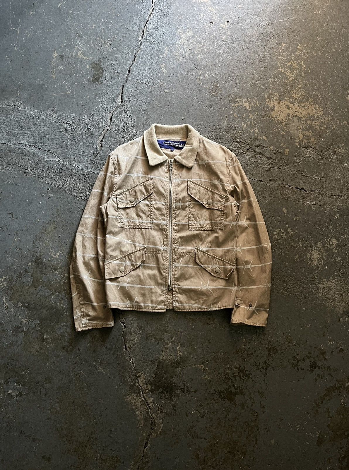 Junya Watanabe SS04 Barbwire Cargo Jacket | Grailed