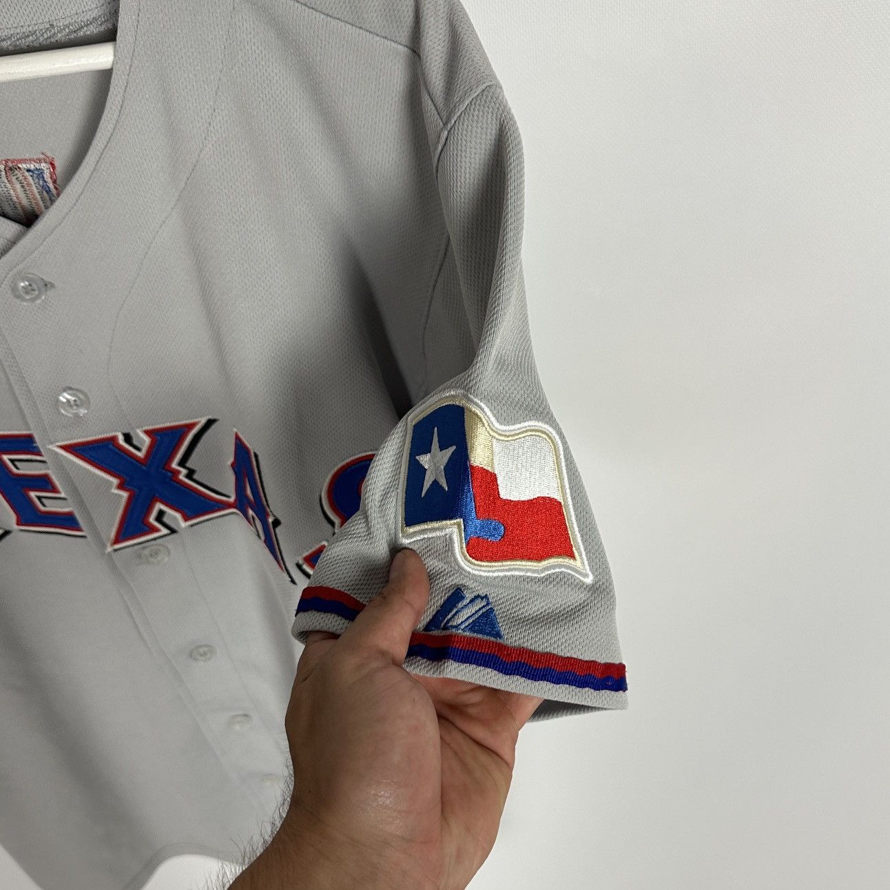 Majestic Vintage 00s MLB Texas Young Majestic Jersey 2011 World y2k Size US M / EU 48-50 / 2 - 8 Thumbnail