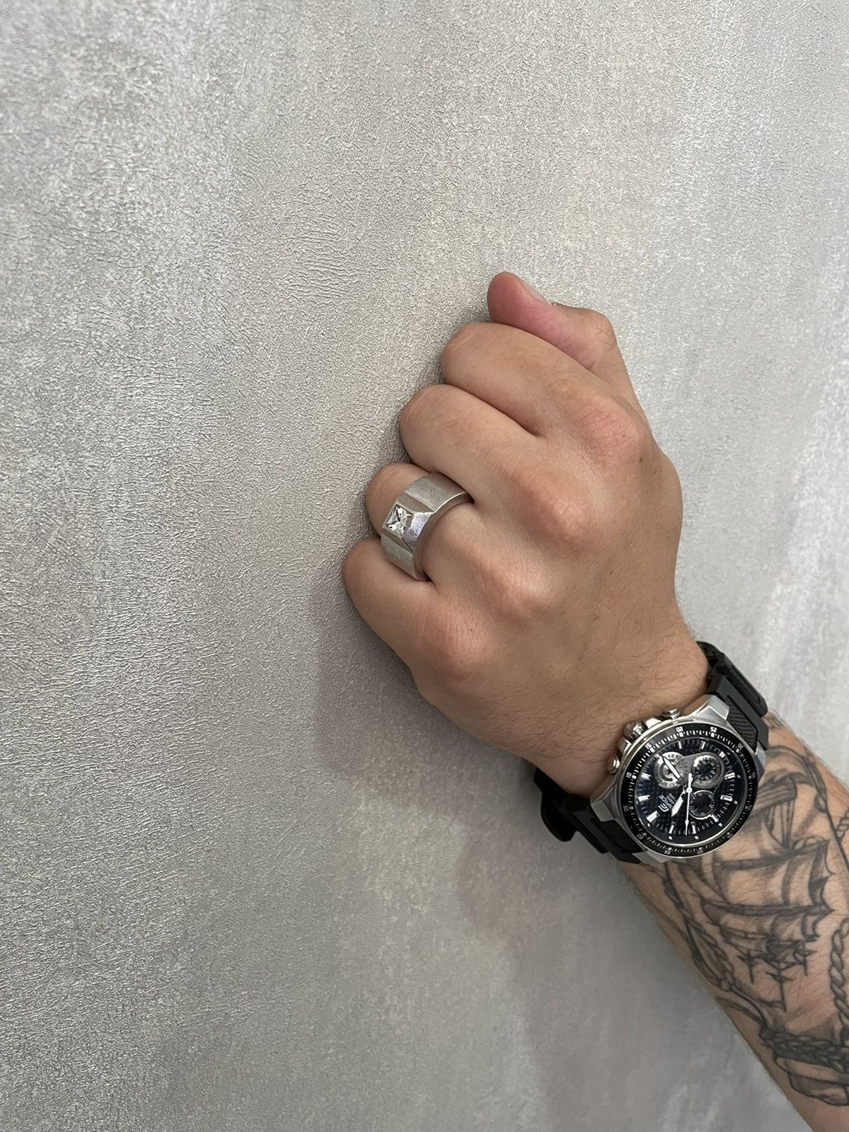 Other Dyrberg Kern Silver 925 Ring Big Size ONE SIZE - 12 Thumbnail
