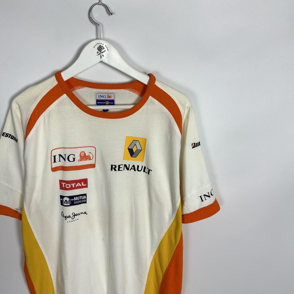 Formula 1 Vintage 90s Renault Formula 1 Racing team tee Elf Ing y2k Size US XL / EU 56 / 4 - 3 Thumbnail