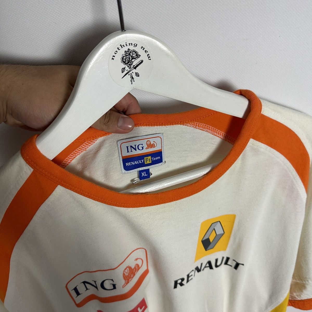 Formula 1 Vintage 90s Renault Formula 1 Racing team tee Elf Ing y2k Size US XL / EU 56 / 4 - 8 Thumbnail