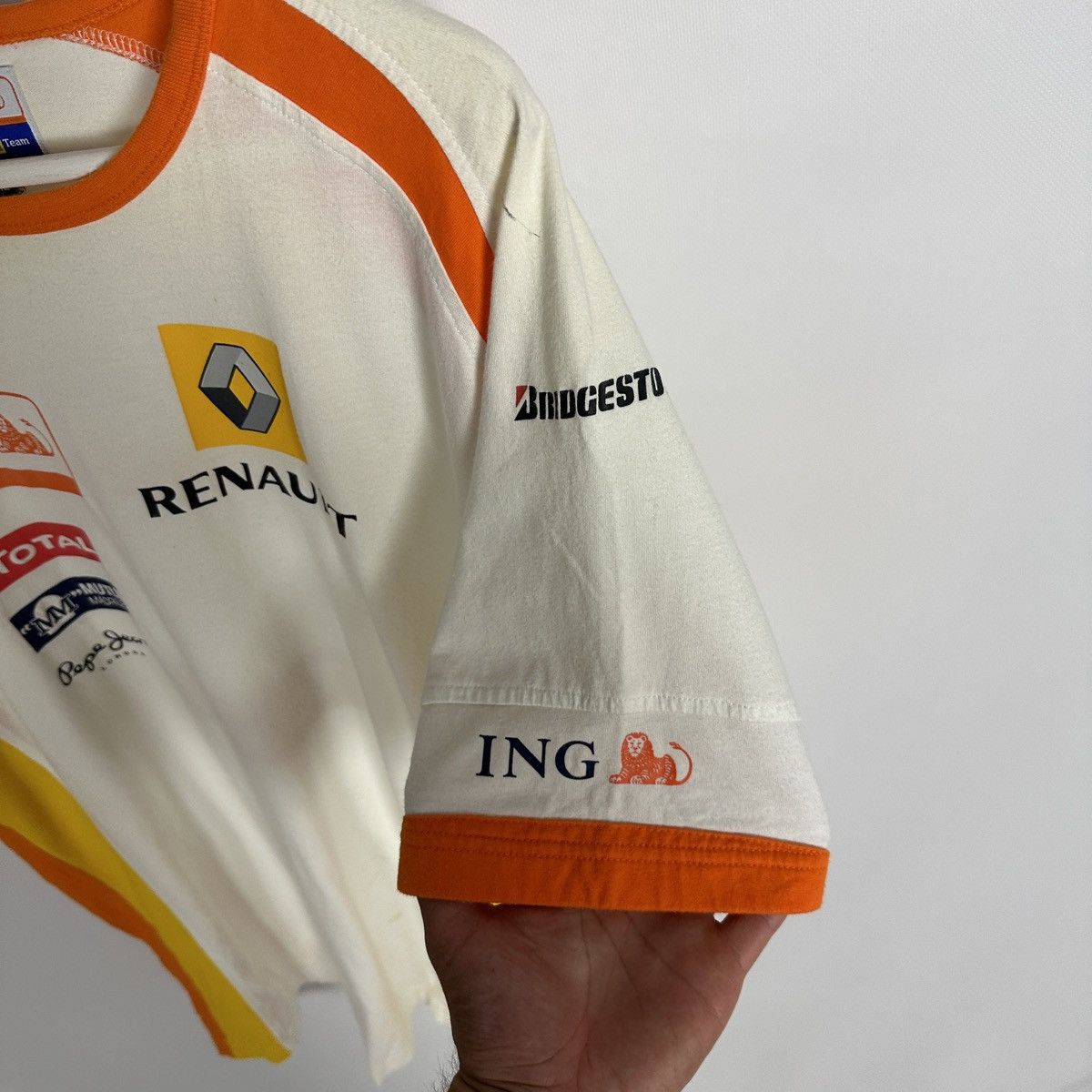 Formula 1 Vintage 90s Renault Formula 1 Racing team tee Elf Ing y2k Size US XL / EU 56 / 4 - 7 Thumbnail