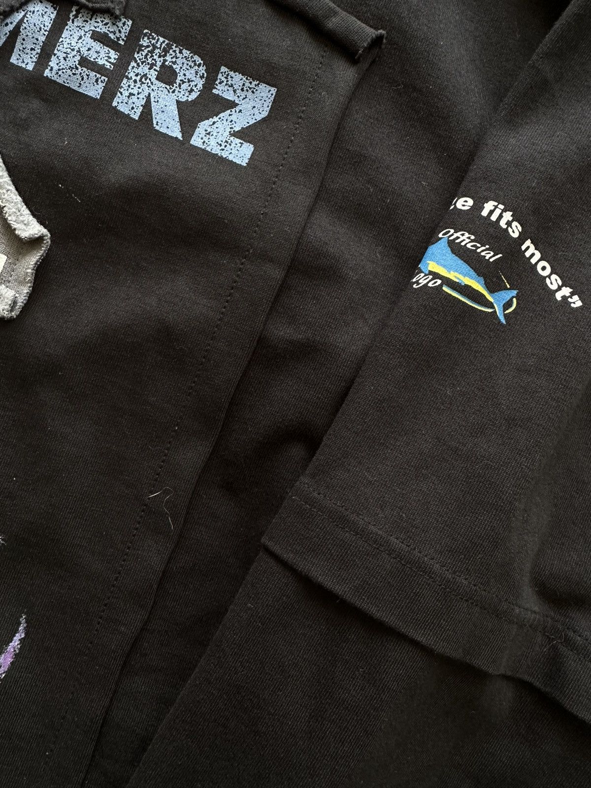 Vetements NEED GONE ASAP**FW19 LAYERED PATCH TEE SHIRT SWEATER Size US L / EU 52-54 / 3 - 6 Thumbnail