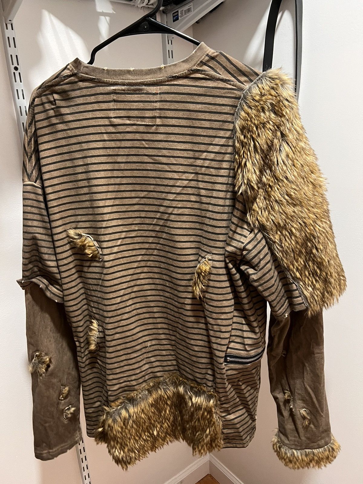 Japanese Brand Japanese punk Fur Long Sleeve Size US L / EU 52-54 / 3 - 3 Thumbnail