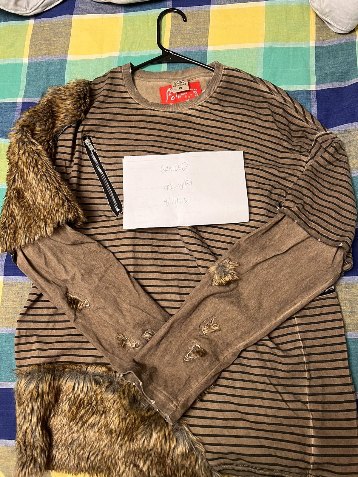 Japanese Brand Japanese punk Fur Long Sleeve Size US L / EU 52-54 / 3 - 2 Thumbnail