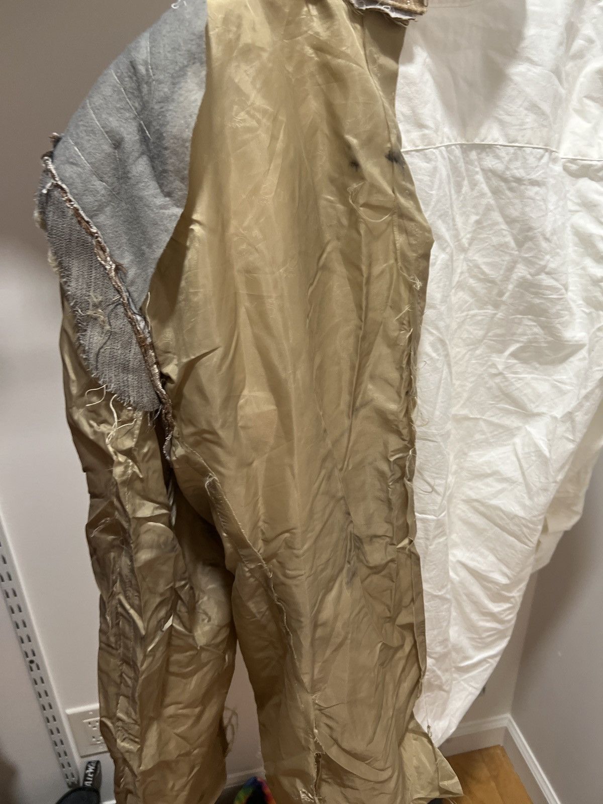 Japanese Brand Custom 1 of 1 “Burnt” Distressed Button Up Size US L / EU 52-54 / 3 - 2 Thumbnail