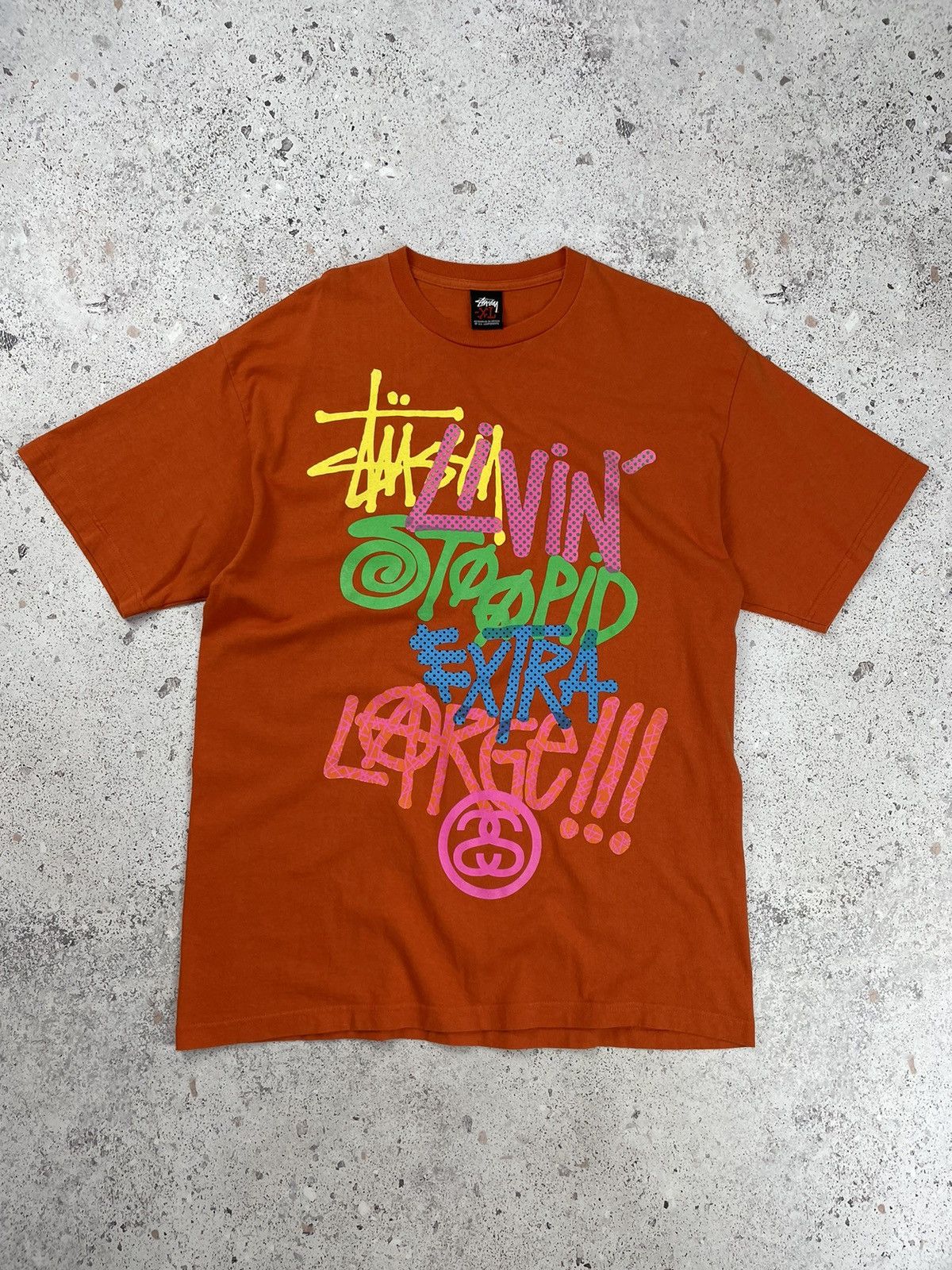 Vintage Stussy Livin Stoopid Extra Large Tee T-Shirt