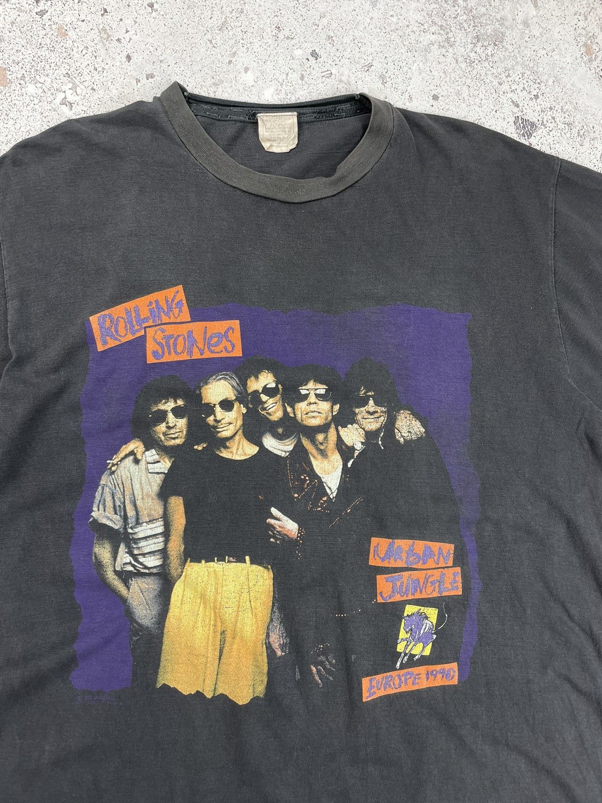 Band Tees × The Rolling Stones × Vintage Vintage The Rolling Stones Europe Tour 1990 Tee T-Shirt Size US L / EU 52-54 / 3 - 2 Thumbnail