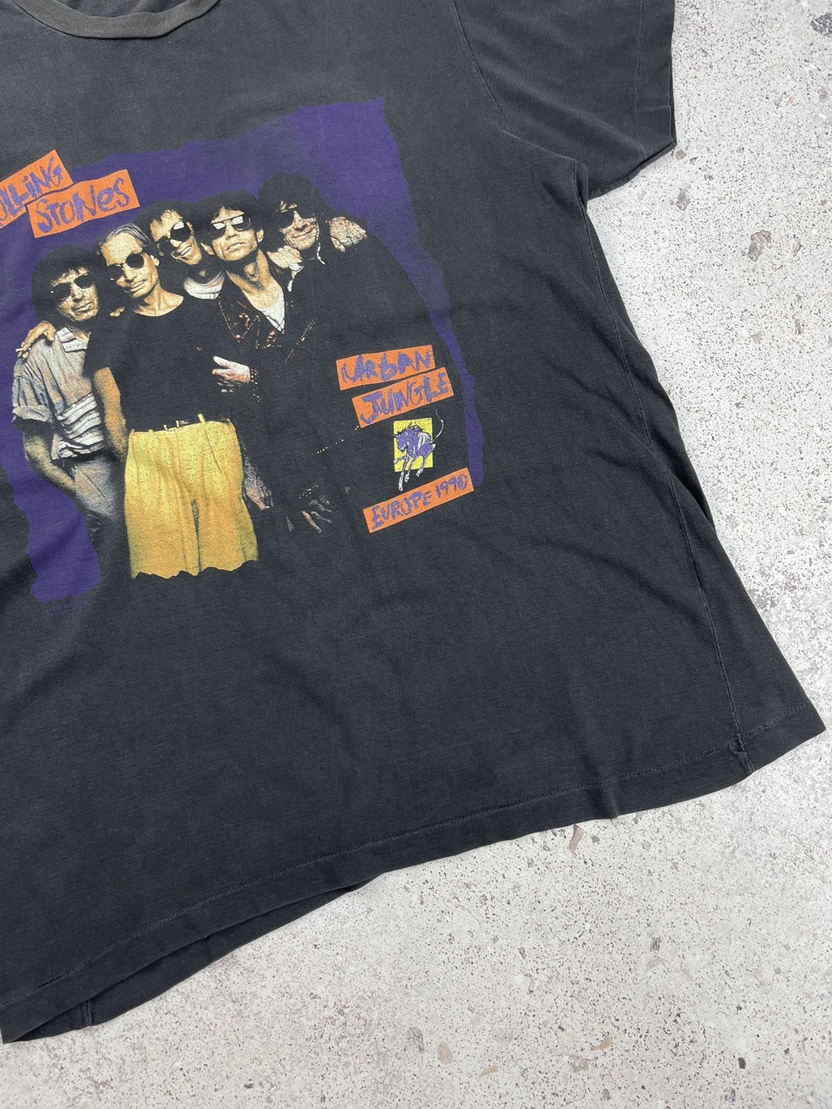 Band Tees × The Rolling Stones × Vintage Vintage The Rolling Stones Europe Tour 1990 Tee T-Shirt Size US L / EU 52-54 / 3 - 3 Thumbnail
