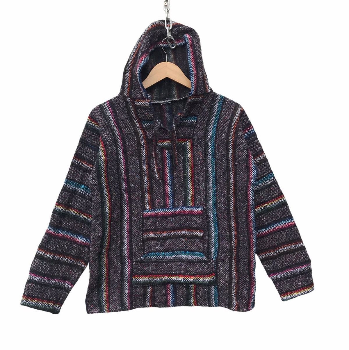 Mexicana Rare Navajo Style Jacket Native Baja Hoodie Jacket Size US M / EU 48-50 / 2 - 1 Thumbnail