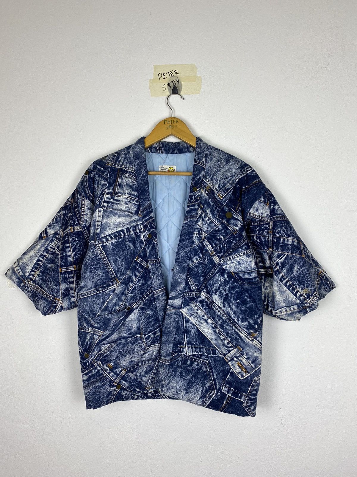 Japanese Brand My Pretty Friend Jacket Denime Design Kimono Style Size US S / EU 44-46 / 1 - 3 Thumbnail