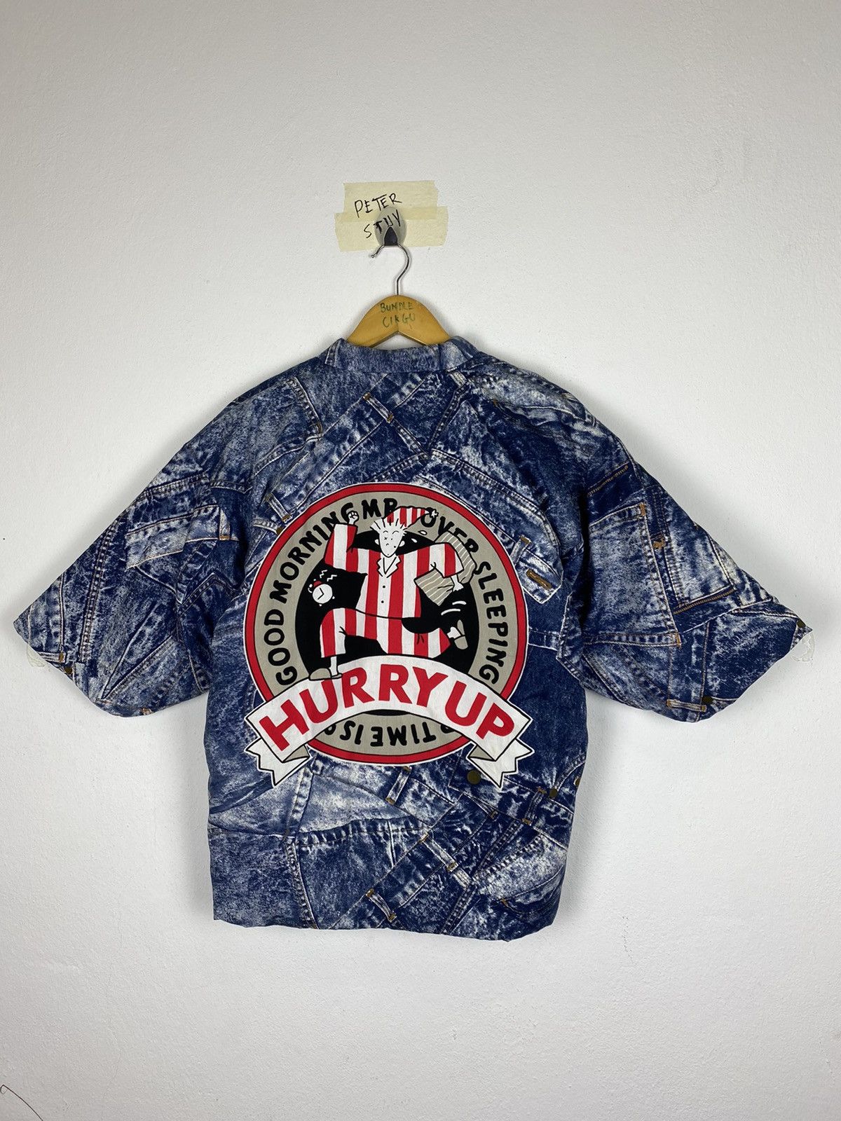 Japanese Brand My Pretty Friend Jacket Denime Design Kimono Style Size US S / EU 44-46 / 1 - 2 Thumbnail