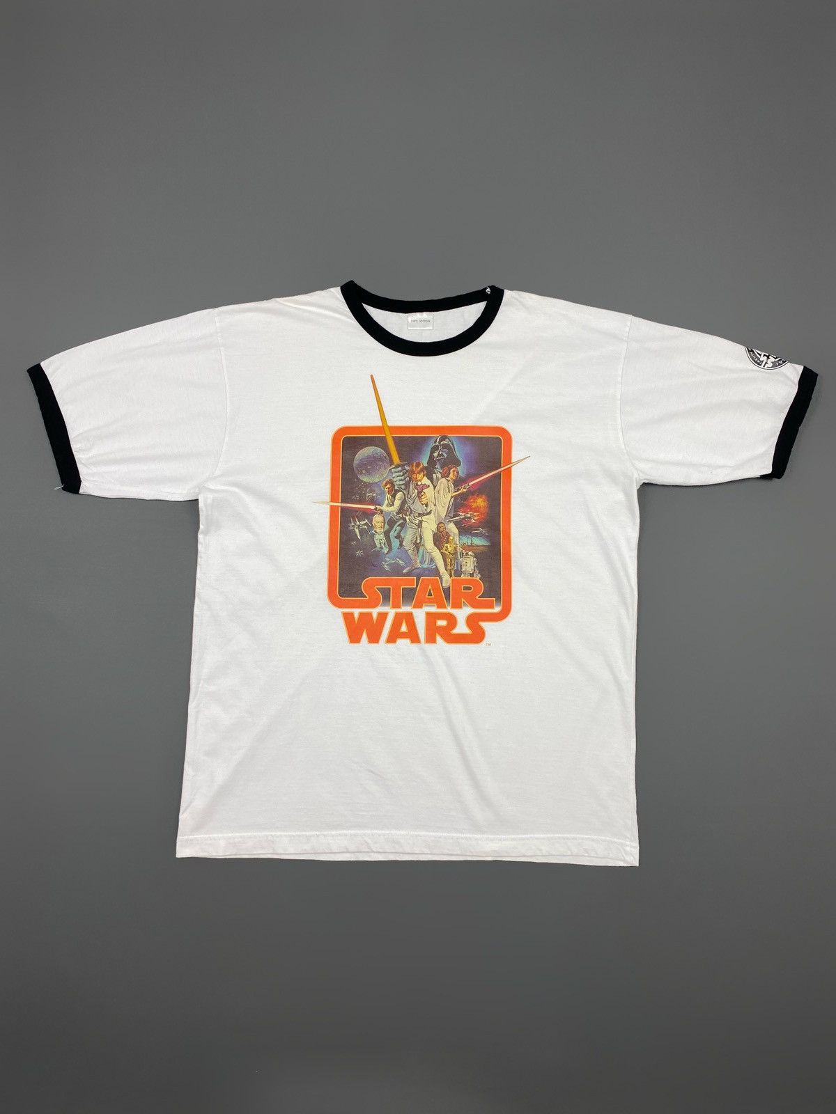 Star Wars 2002 Vintage Star Wars 25 Anniversary Movie Promo Ringer Tee Size US XL / EU 56 / 4 - 1 Thumbnail