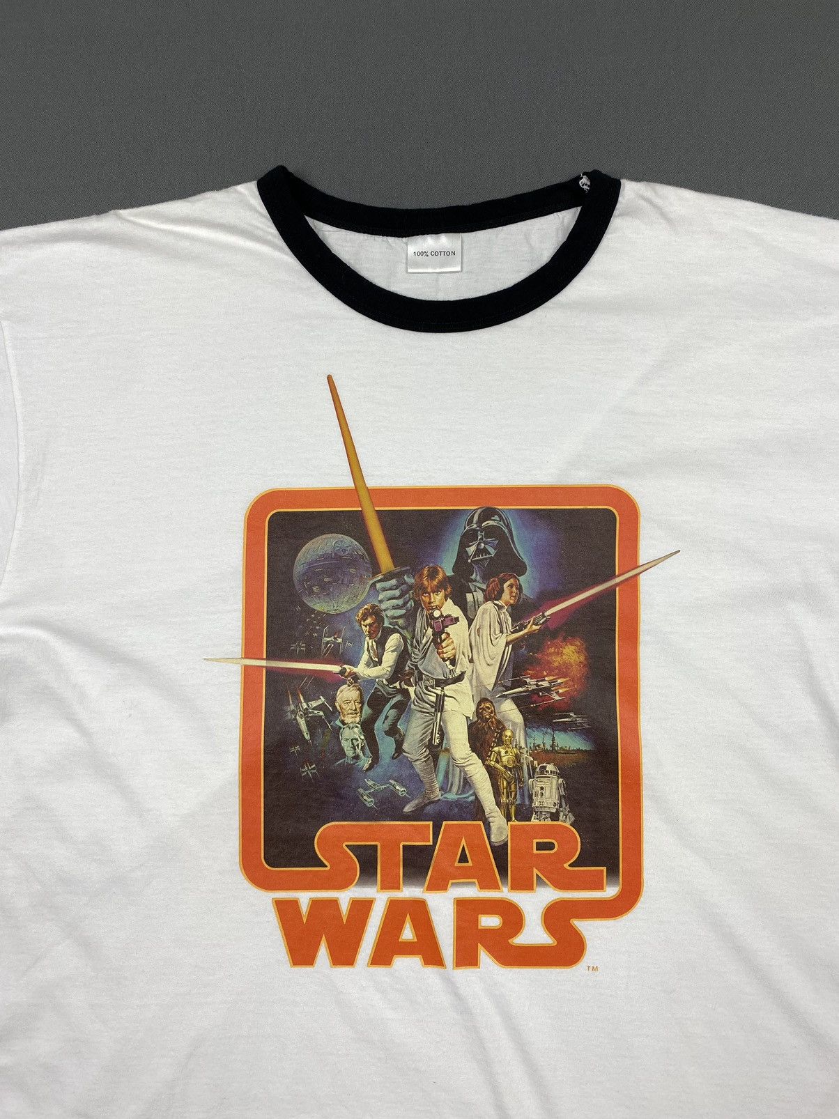 Star Wars 2002 Vintage Star Wars 25 Anniversary Movie Promo Ringer Tee Size US XL / EU 56 / 4 - 2 Thumbnail