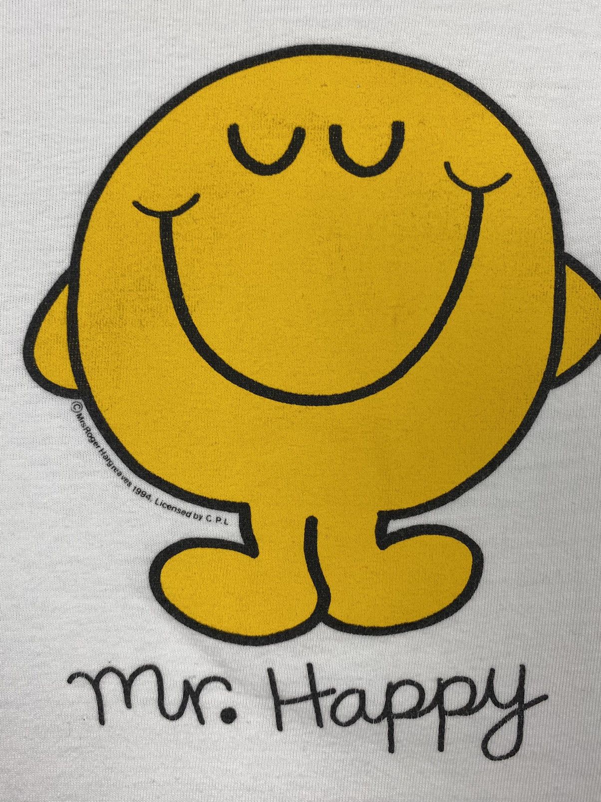 Vintage 1994 Vintage Mr. Happy Book Promo Boxy Long Sleeve Size US S / EU 44-46 / 1 - 5 Thumbnail