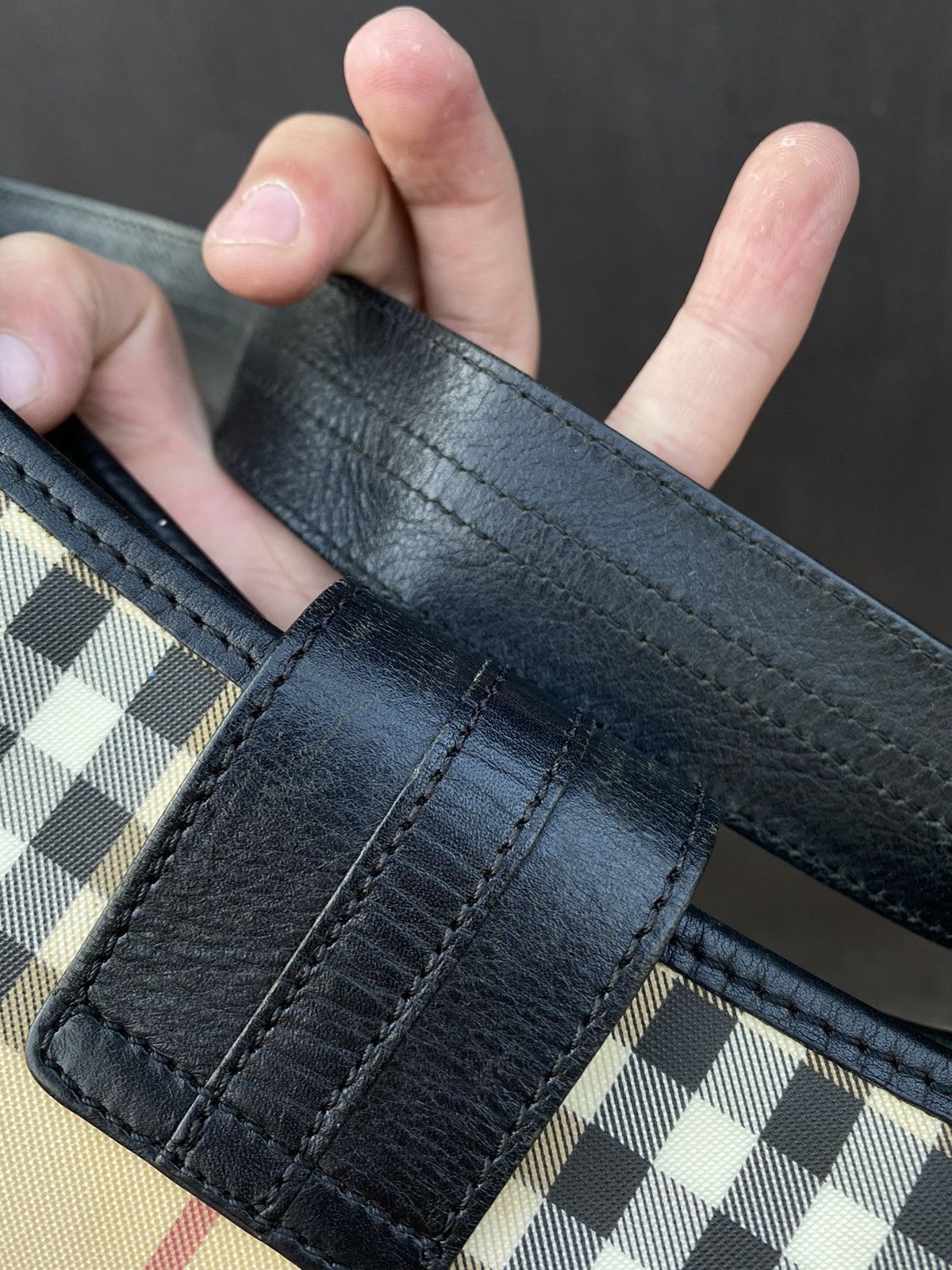 Burberry × Vintage Burberry vintage nova check bag Size ONE SIZE - 5 Thumbnail