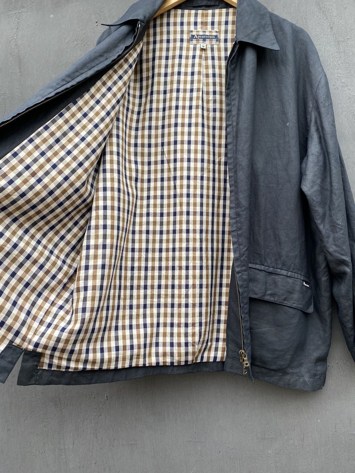 Aquascutum Aquascutum vintage linen jacket size M Size US L / EU 52-54 / 3 - 4 Thumbnail