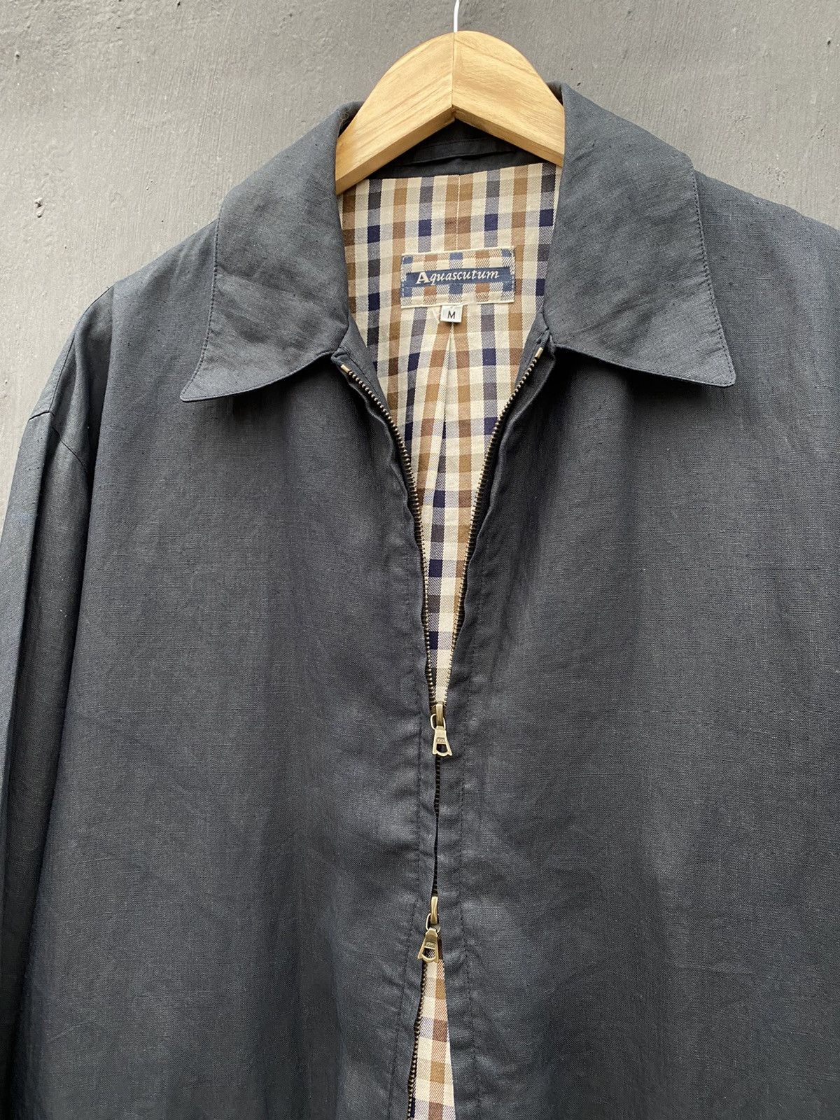 Aquascutum Aquascutum vintage linen jacket size M Size US L / EU 52-54 / 3 - 2 Thumbnail