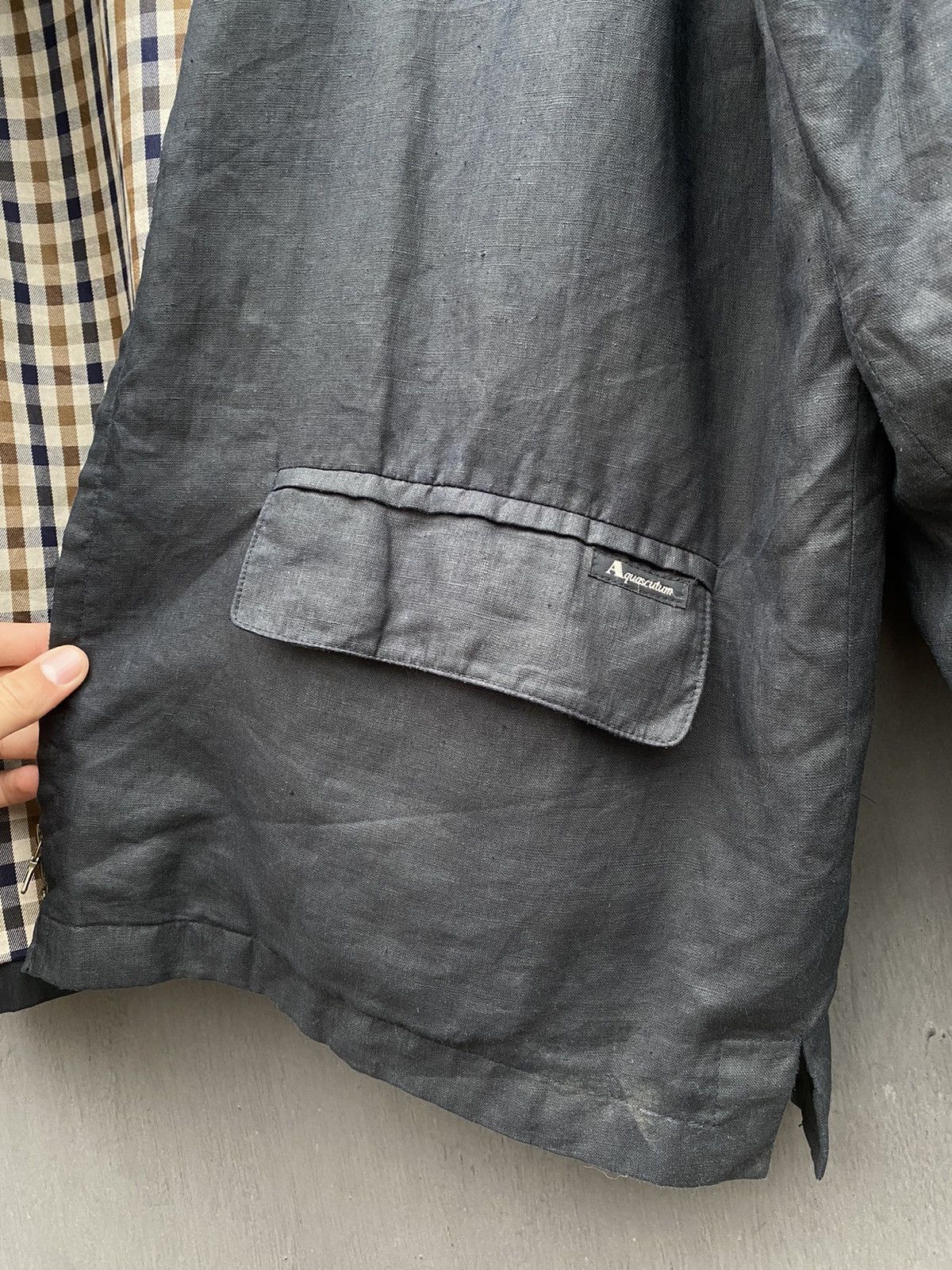 Aquascutum Aquascutum vintage linen jacket size M Size US L / EU 52-54 / 3 - 5 Thumbnail