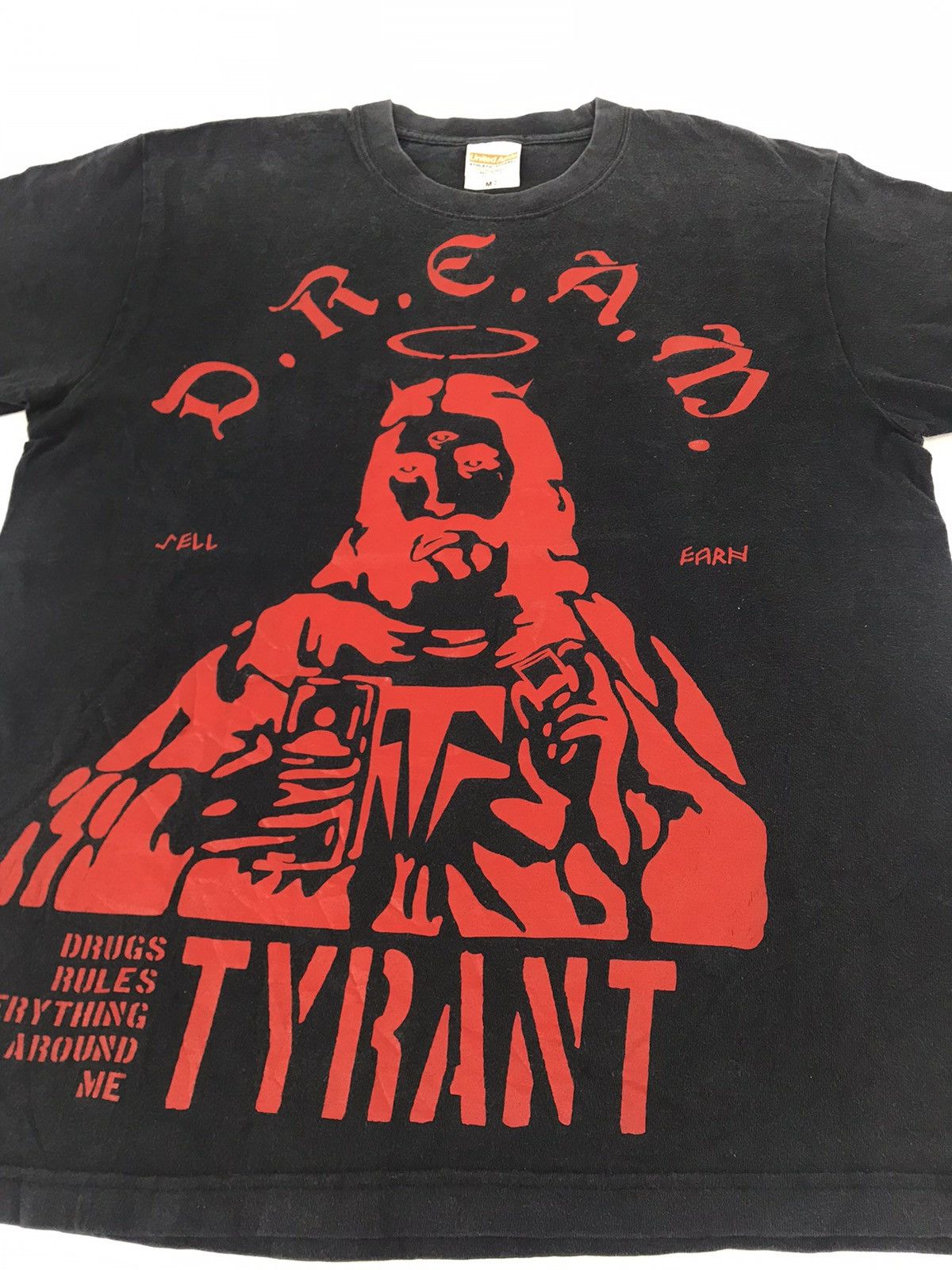 Japanese Brand Tyrant Dream Drug Rules Tee Jesus Logo Size US M / EU 48-50 / 2 - 2 Thumbnail