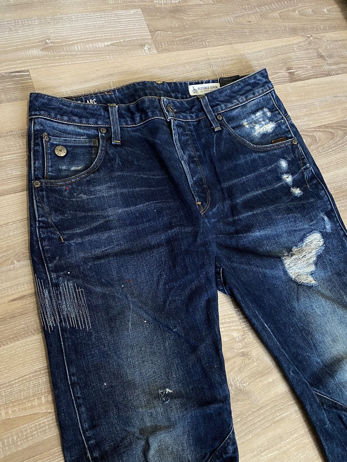 G-Star G Star raw denim jeans pants Size US 31 - 2 Thumbnail