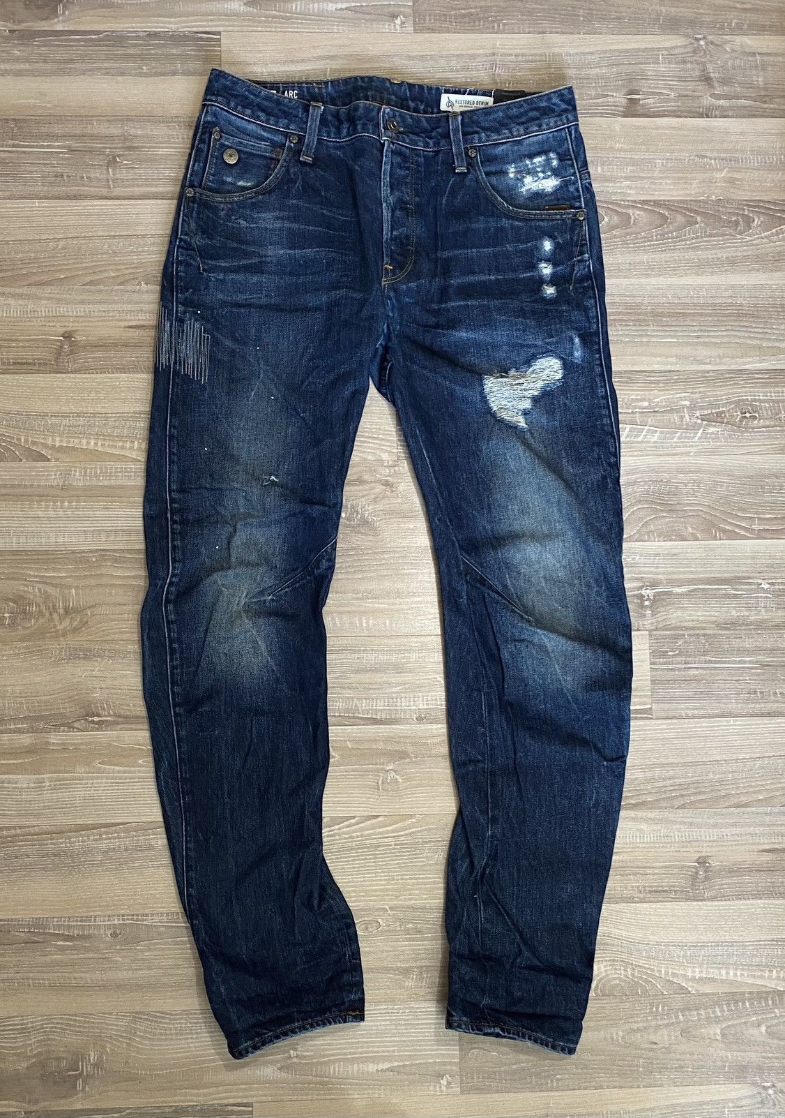 G-Star G Star raw denim jeans pants Size US 31 - 1 Thumbnail