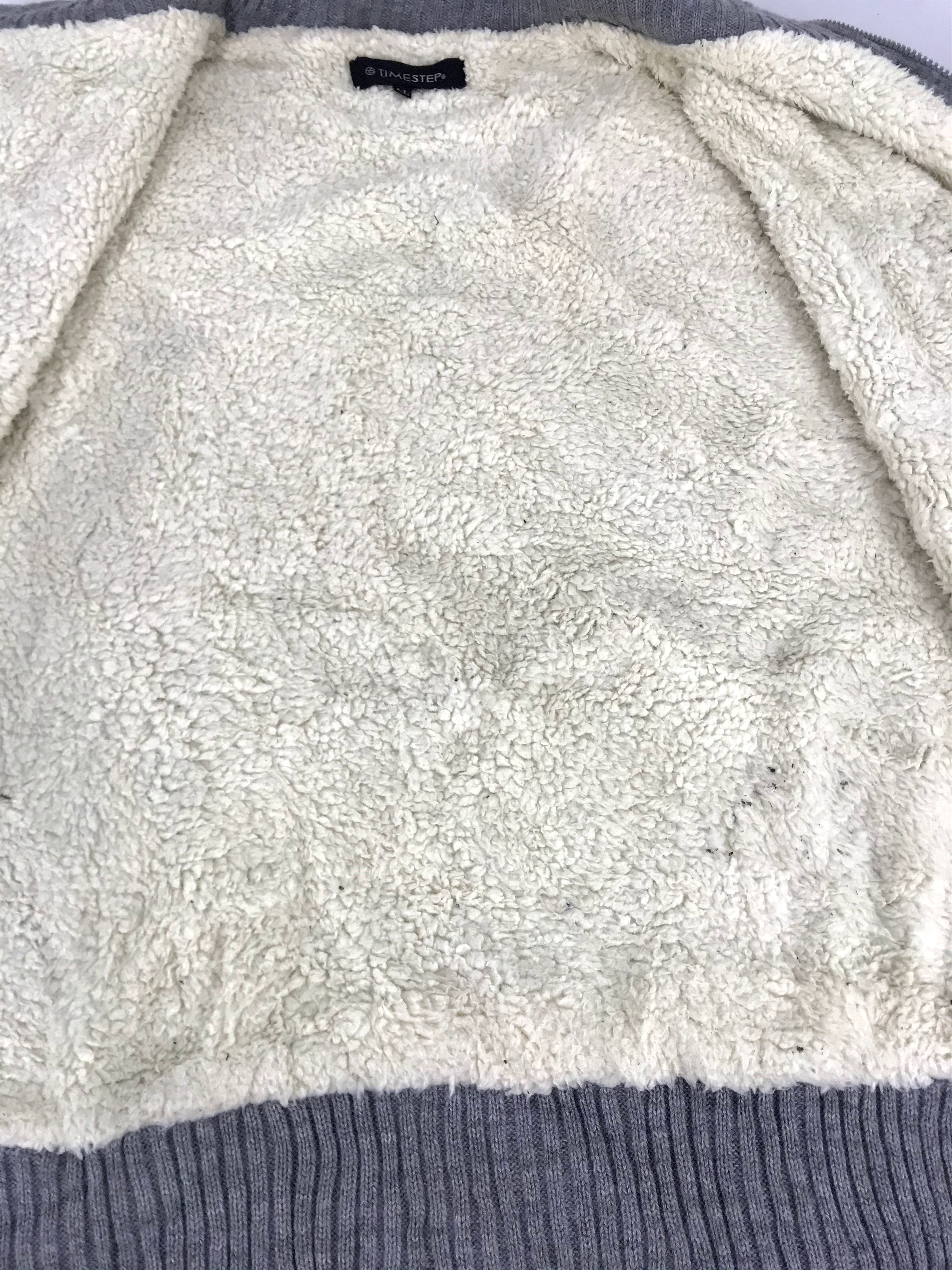 Japanese Brand Classic Style Time Step Sherpa Fluffy Inner Jacket Size M / US 6-8 / IT 42-44 - 5 Thumbnail