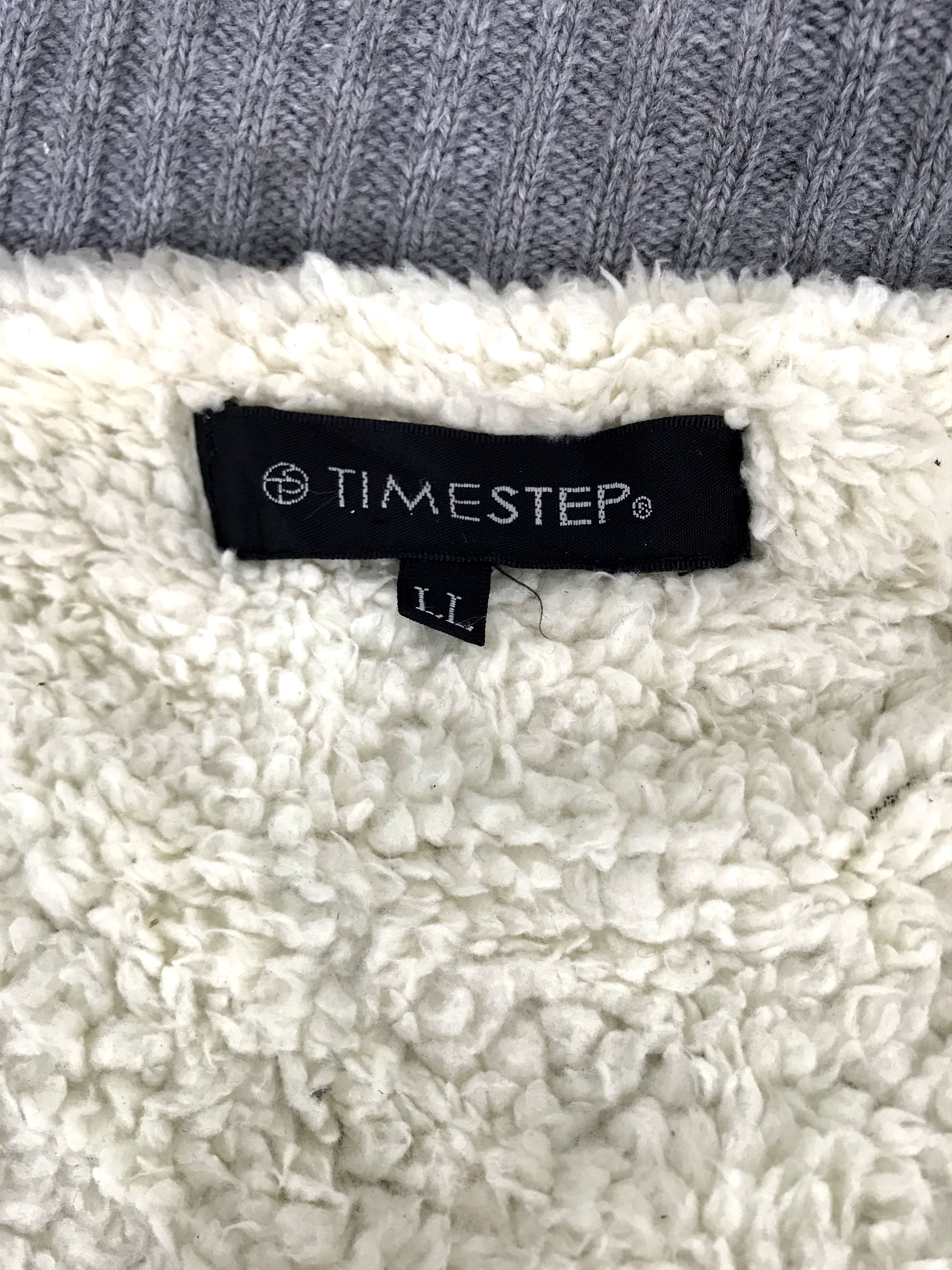 Japanese Brand Classic Style Time Step Sherpa Fluffy Inner Jacket Size M / US 6-8 / IT 42-44 - 6 Thumbnail