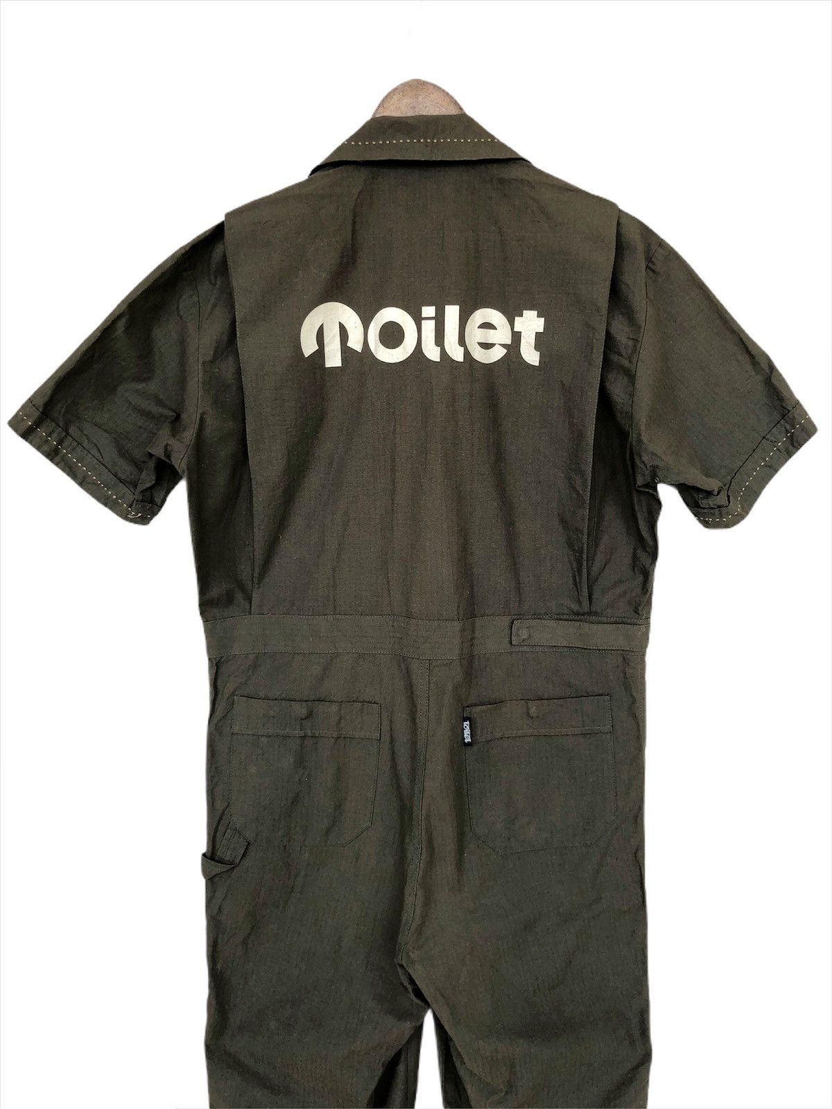 Japanese Brand AW10 Toilet 🇯🇵 Anarchy Military Runway Jumpsuit Size US 32 / EU 48 - 2 Thumbnail