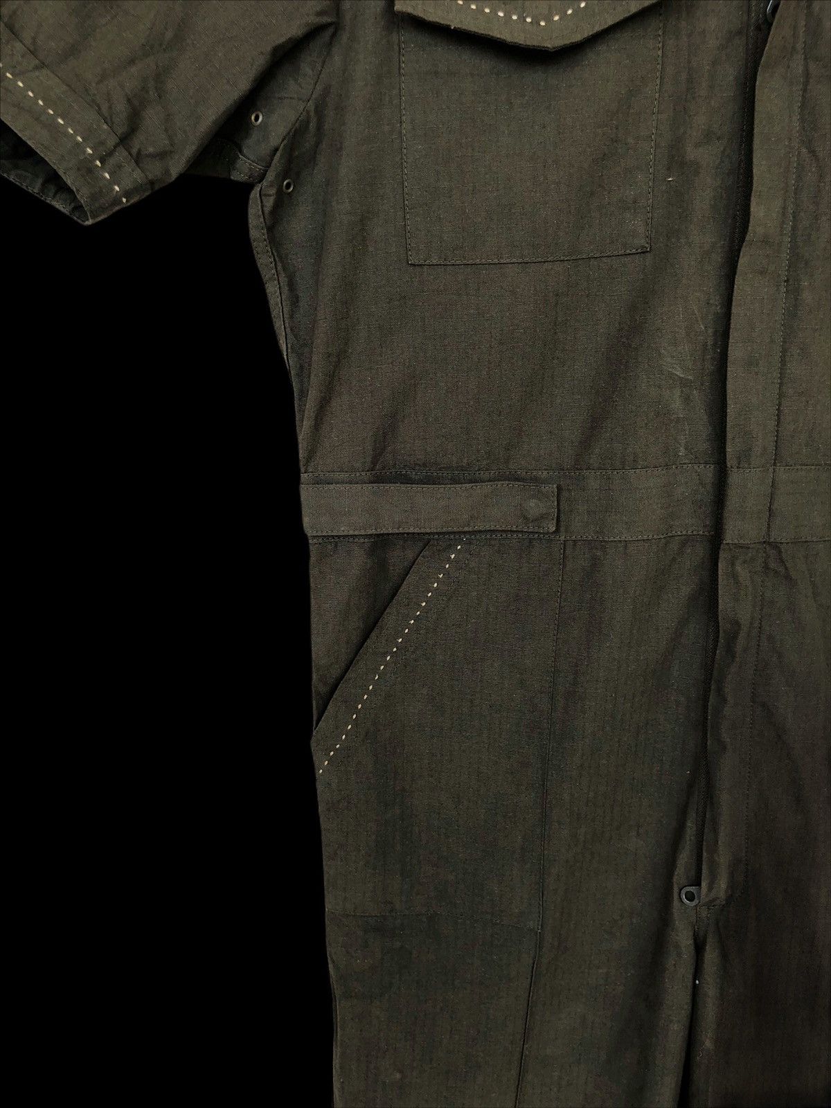 Japanese Brand AW10 Toilet 🇯🇵 Anarchy Military Runway Jumpsuit Size US 32 / EU 48 - 8 Thumbnail