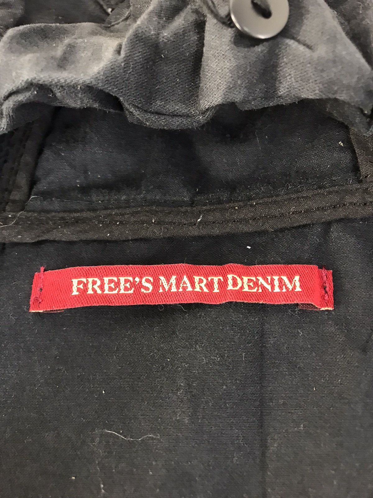 Japanese Brand × Vintage Free Mart Denim Khakis Hoodie Military Style K2030j Size US M / EU 48-50 / 2 - 6 Thumbnail