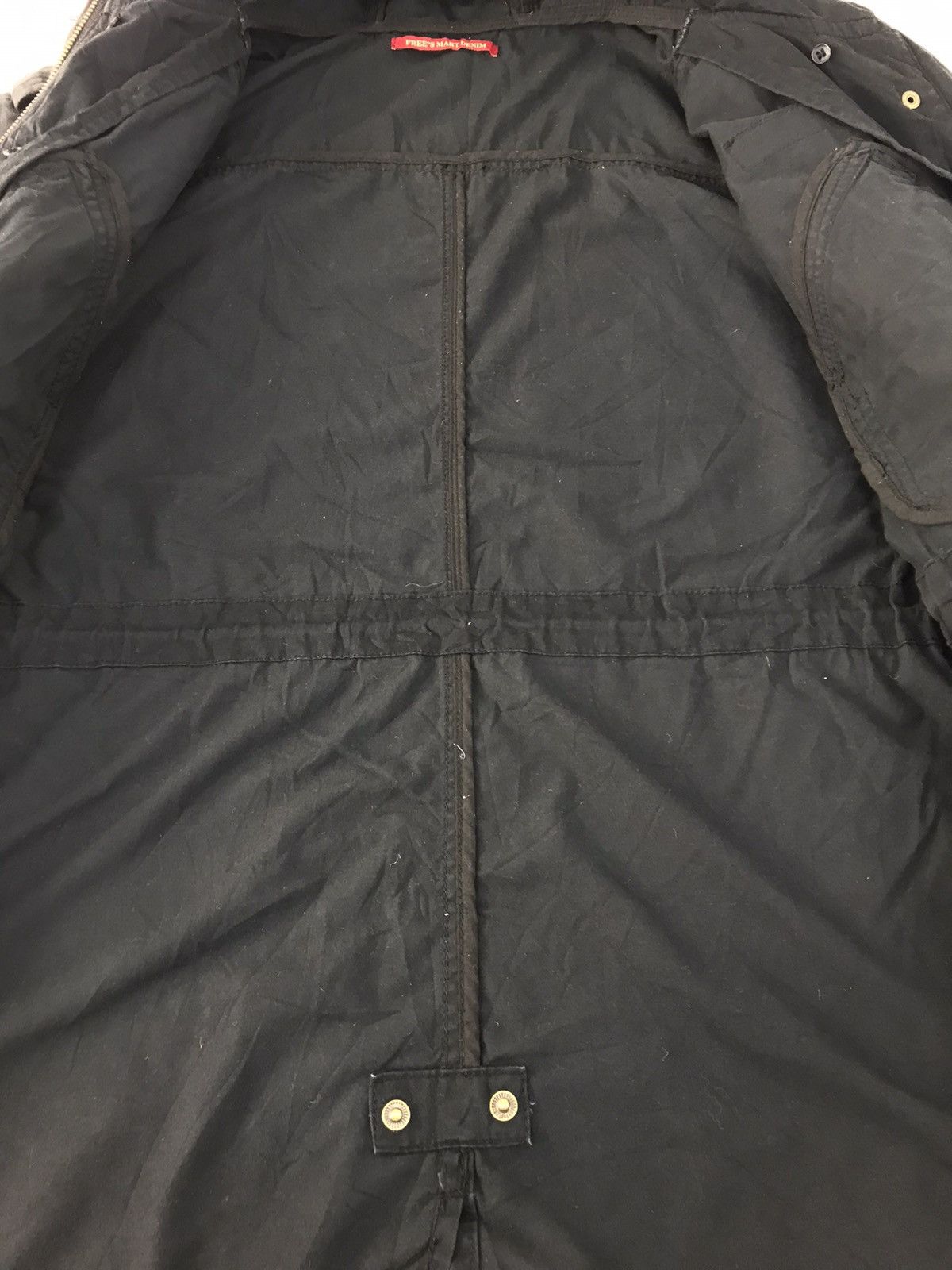 Japanese Brand × Vintage Free Mart Denim Khakis Hoodie Military Style K2030j Size US M / EU 48-50 / 2 - 4 Thumbnail