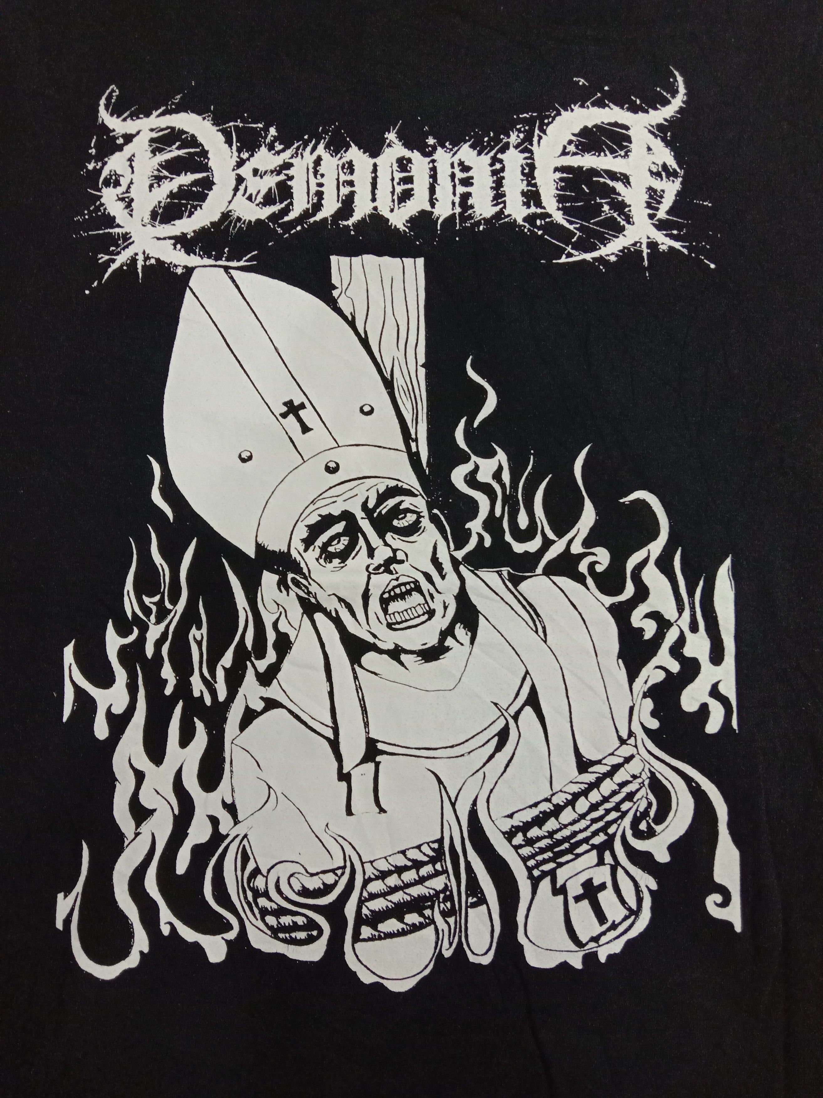 Alstyle Black DEMONIA 'TRUE LOS ANGELES HORROR METAL' Tee Size US XL / EU 56 / 4 - 2 Thumbnail