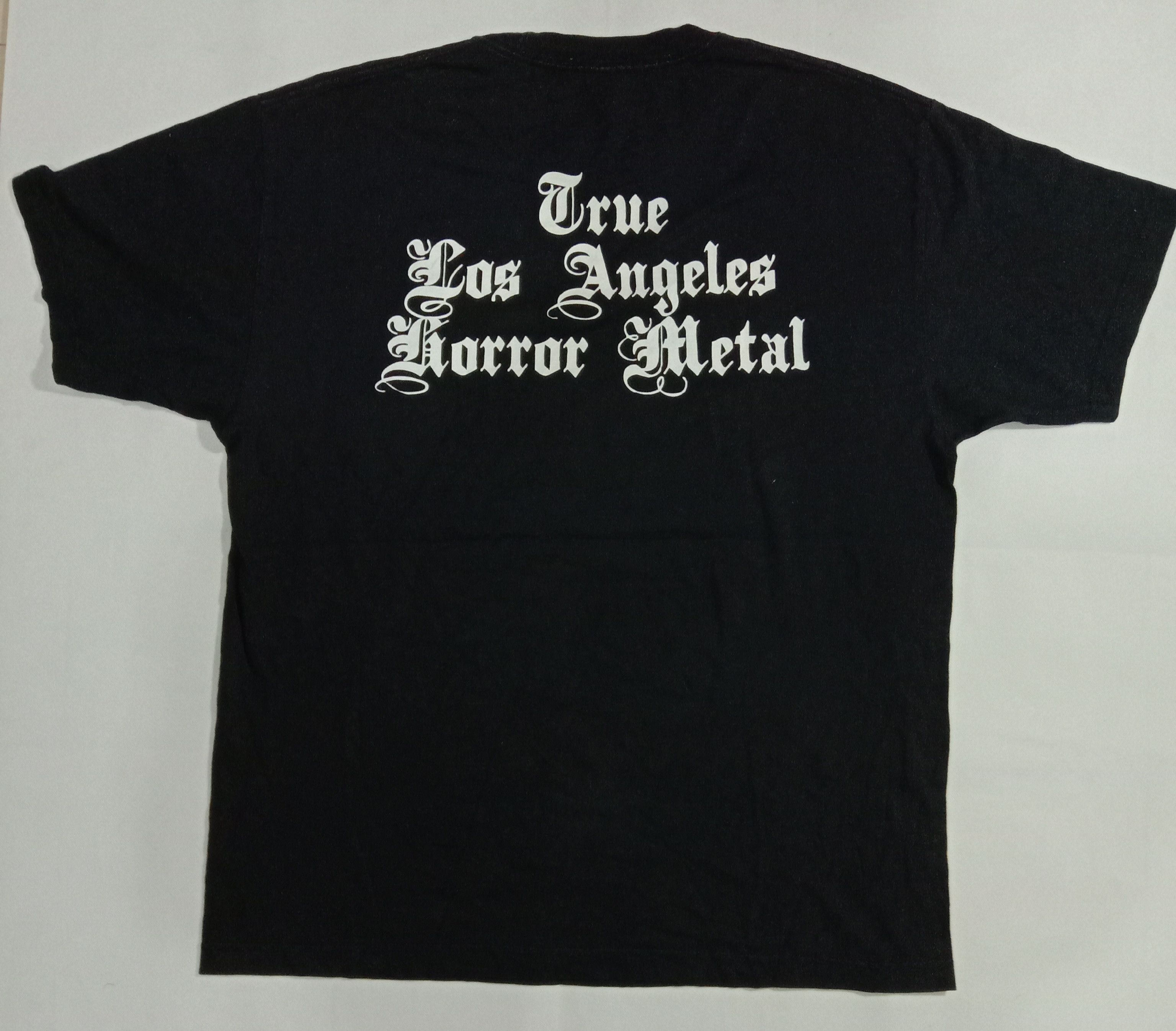 Alstyle Black DEMONIA 'TRUE LOS ANGELES HORROR METAL' Tee Size US XL / EU 56 / 4 - 3 Thumbnail