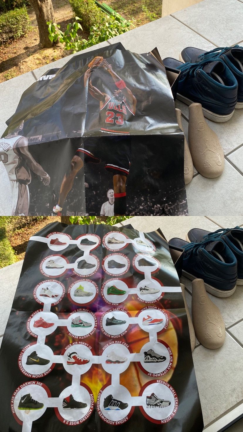 Jordan Brand Nike Air Jordan 1 Retro Mid Nouveau "Space Blue" Gum Size US 8.5 / EU 41-42 - 22 Thumbnail
