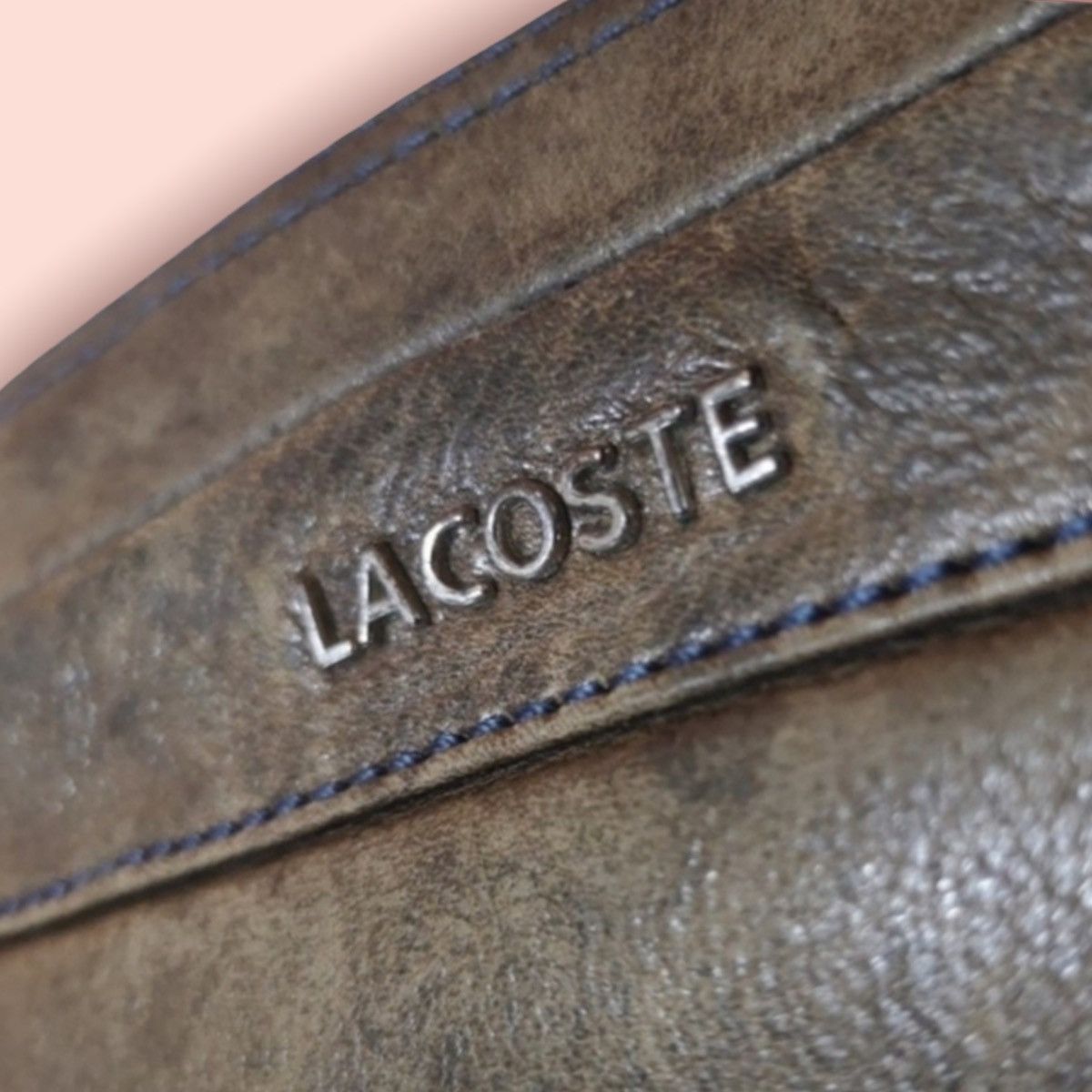 Lacoste × Leather × Vintage LACOSTE LEATHER CROSSBODY SLING Size ONE SIZE - 3 Thumbnail
